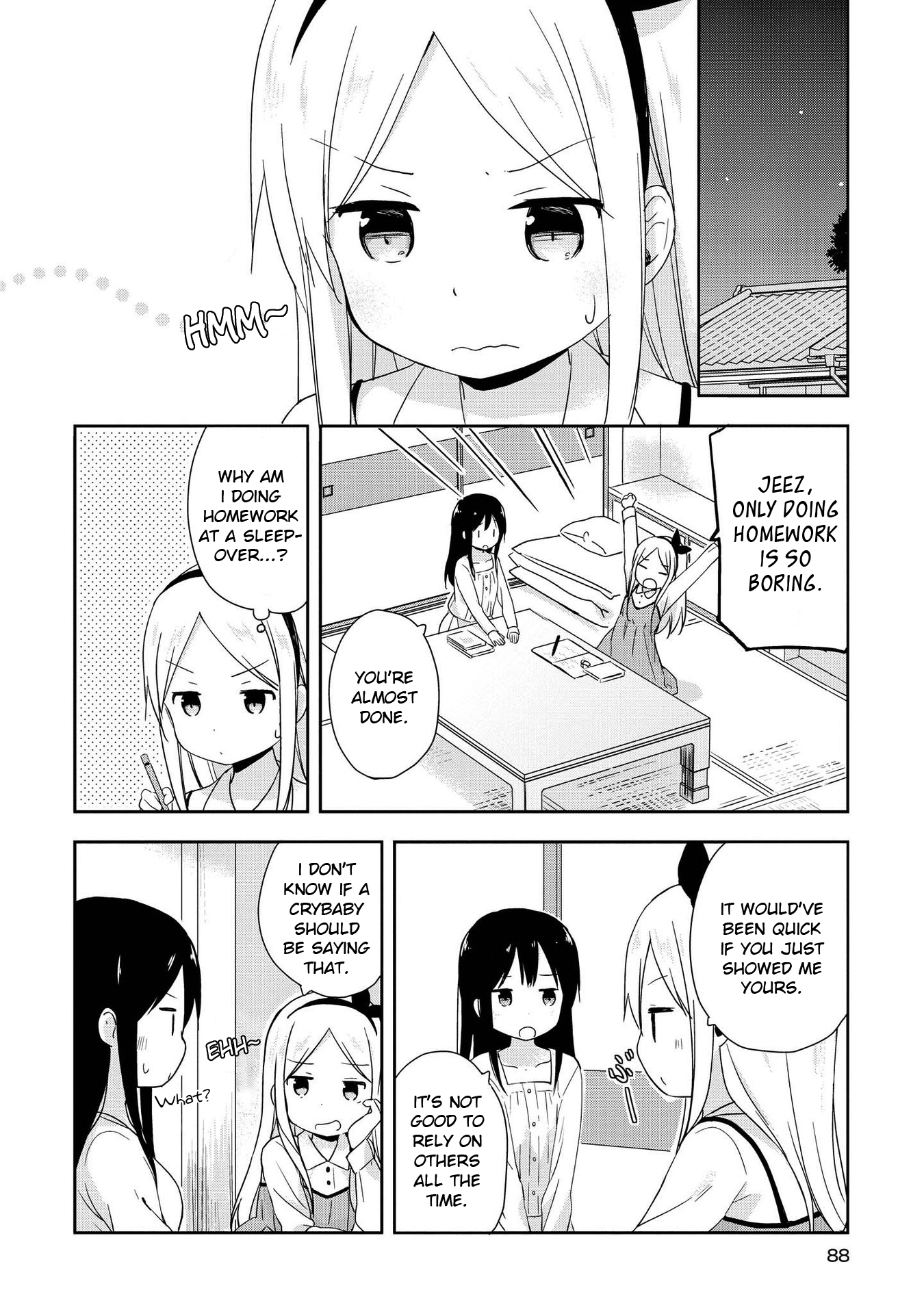 Mirai no Fu Fu Desu Kedo? Chapter 6 page 2 - Chapter 6: Sleepover
