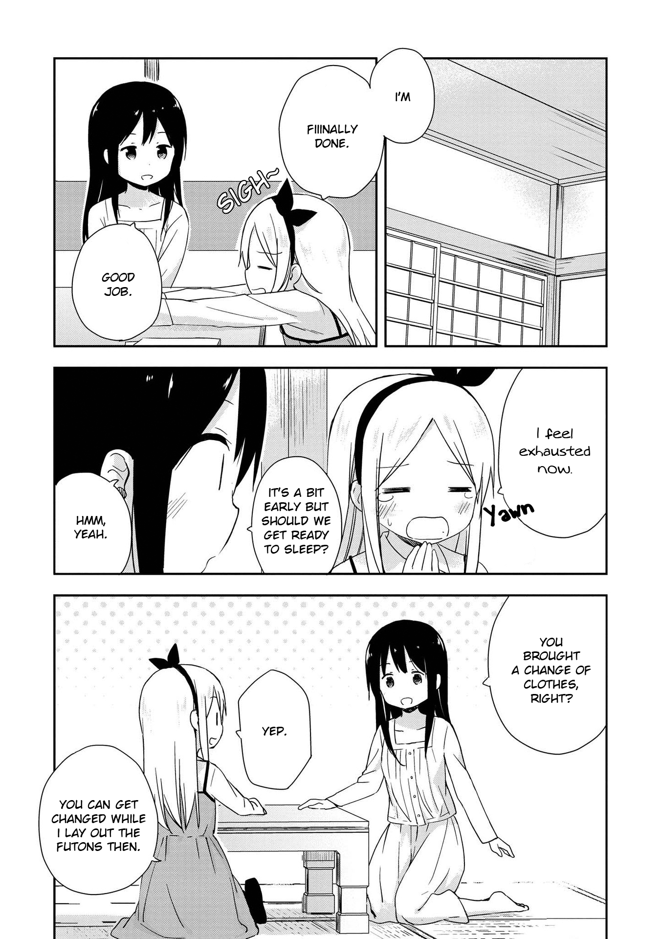 Mirai no Fu Fu Desu Kedo? Chapter 6 page 3 - Chapter 6: Sleepover