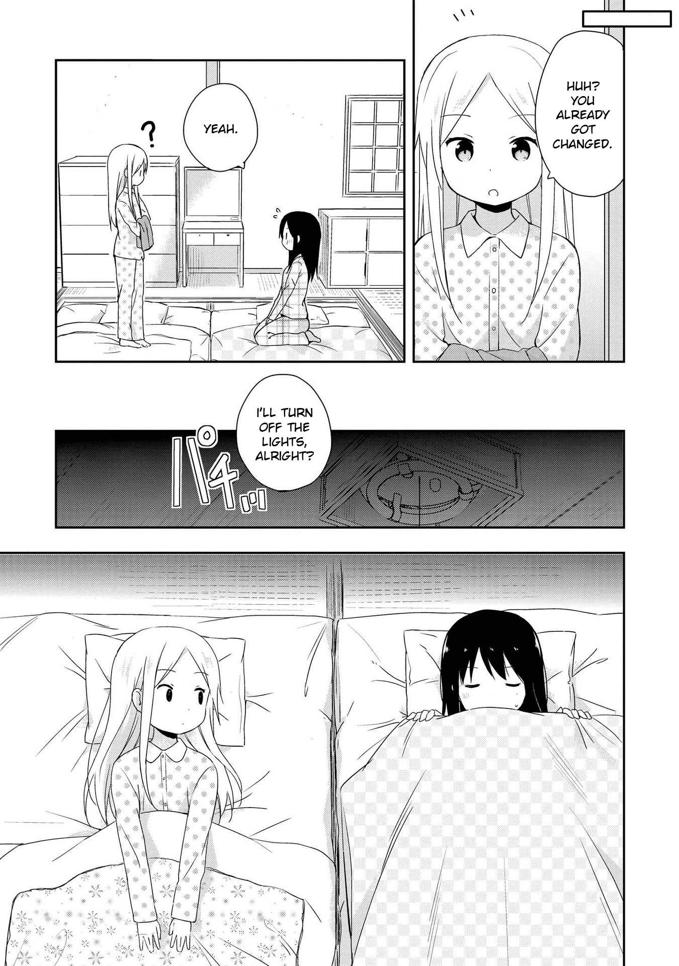 Mirai no Fu Fu Desu Kedo? Chapter 6 page 7 - Chapter 6: Sleepover