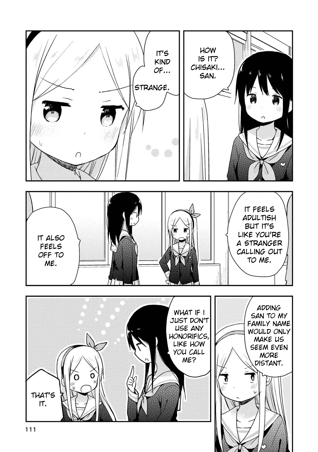 Mirai no Fu Fu Desu Kedo? Chapter 7 page 7 - Chapter 7: Honorifics
