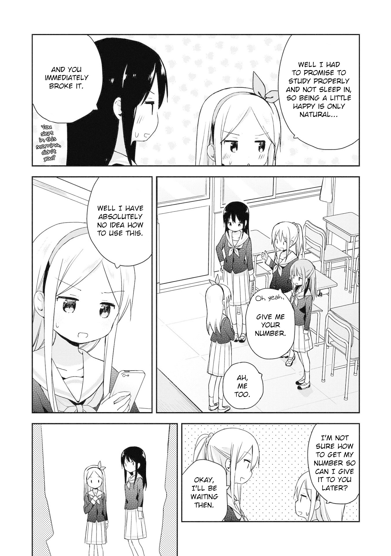 Mirai no Fu Fu Desu Kedo? Chapter 8 page 3 - Chapter 8: Messaging