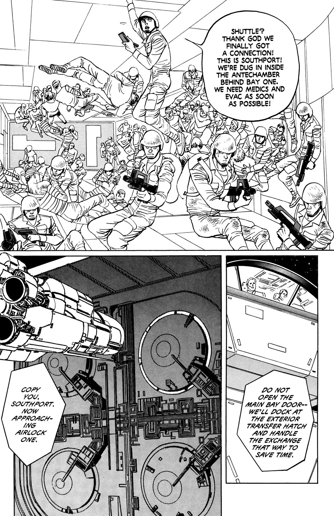 Mirai no Futatsu no Kao Chapter 13 page 17 - Chapter 13: "Casulty Report: Fiffy-Seven Dead..."