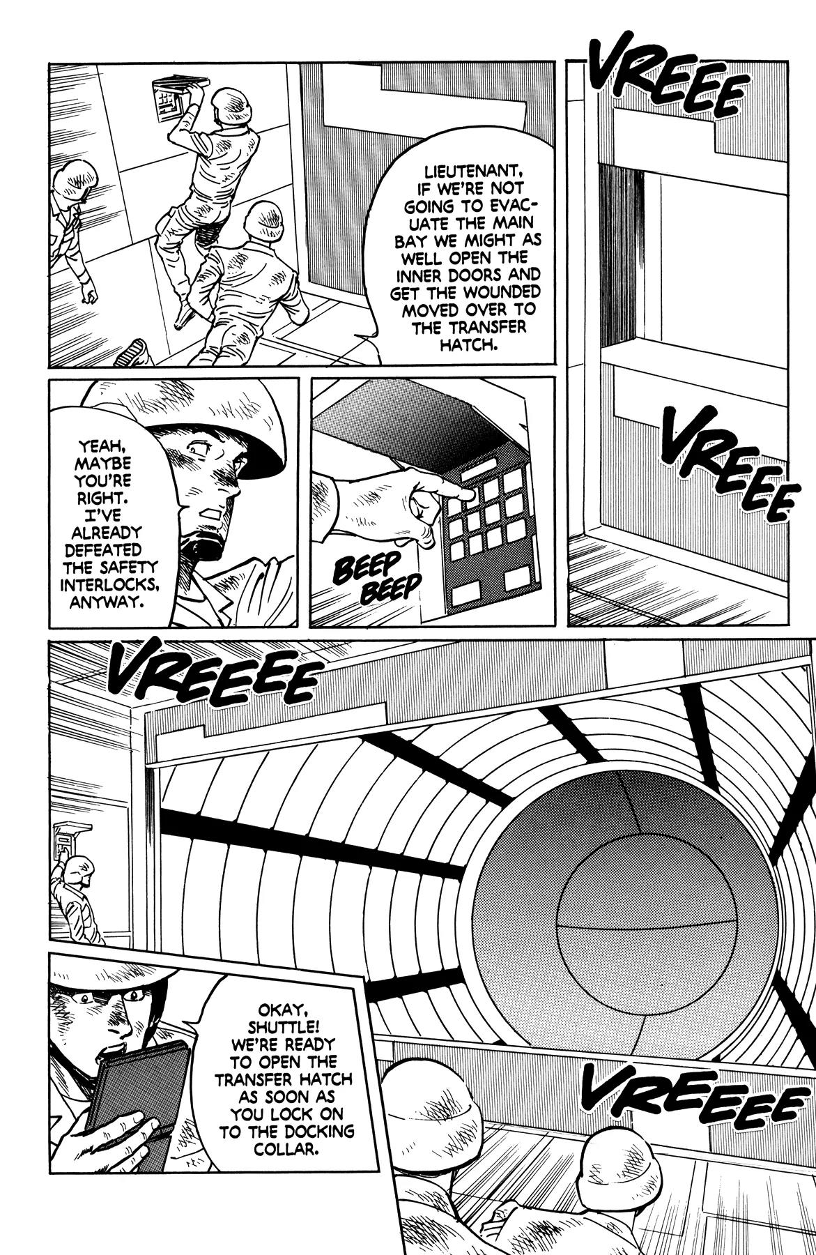 Mirai no Futatsu no Kao Chapter 13 page 18 - Chapter 13: "Casulty Report: Fiffy-Seven Dead..."