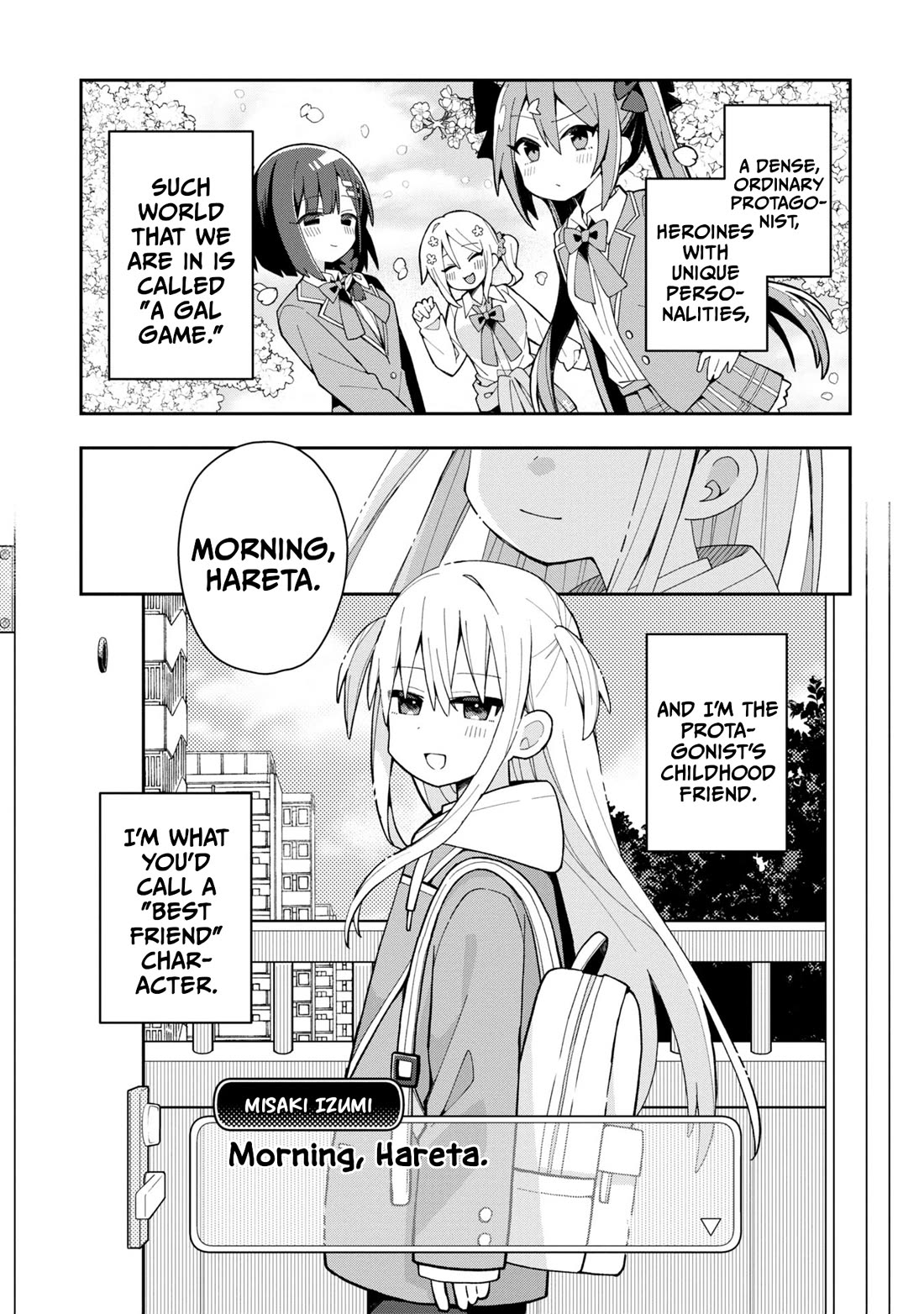 Misaki-kun is Unobtainable Chapter 1 page 2 - Chapter 1: This World Is Not Bugged