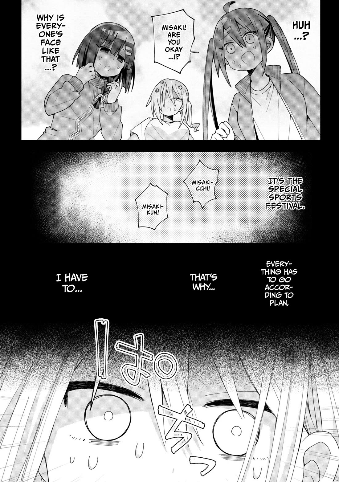 Misaki-kun is Unobtainable Chapter 10 page 1 - Chapter 10: The Sports Festival Will Not Wait (Part 2)