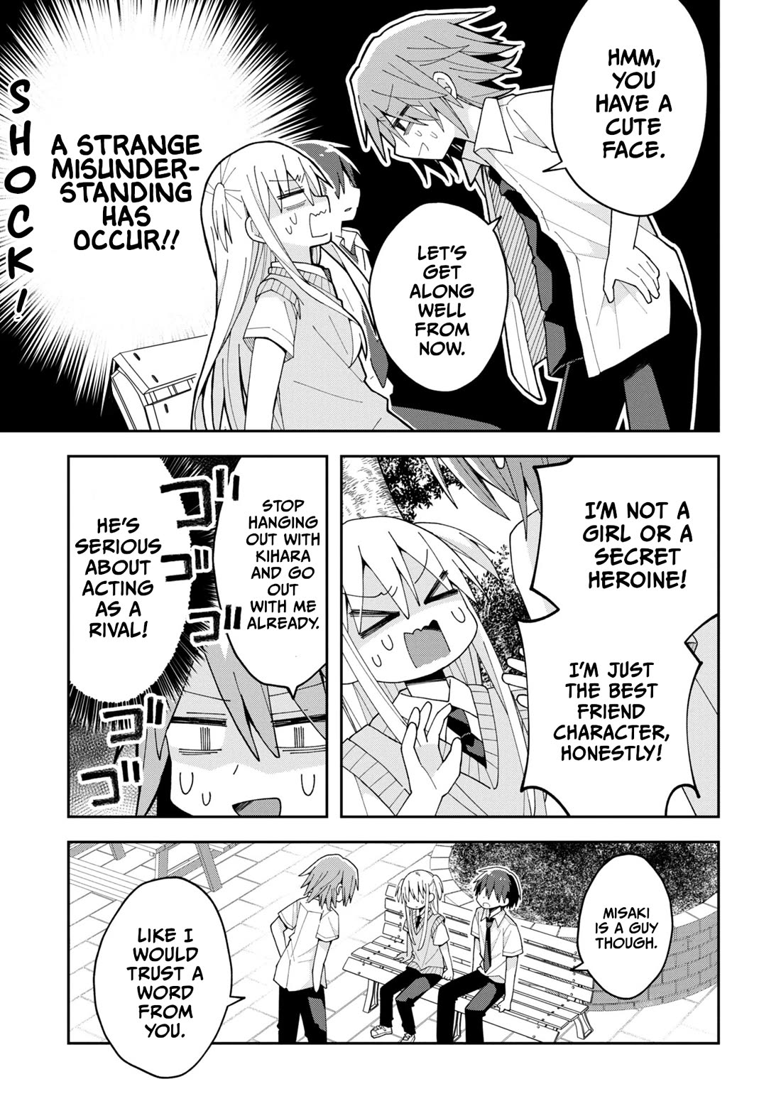 Misaki-kun is Unobtainable Chapter 11 page 11 - Chapter 11: It's Hard to Hate the Rival Character (Part 1)