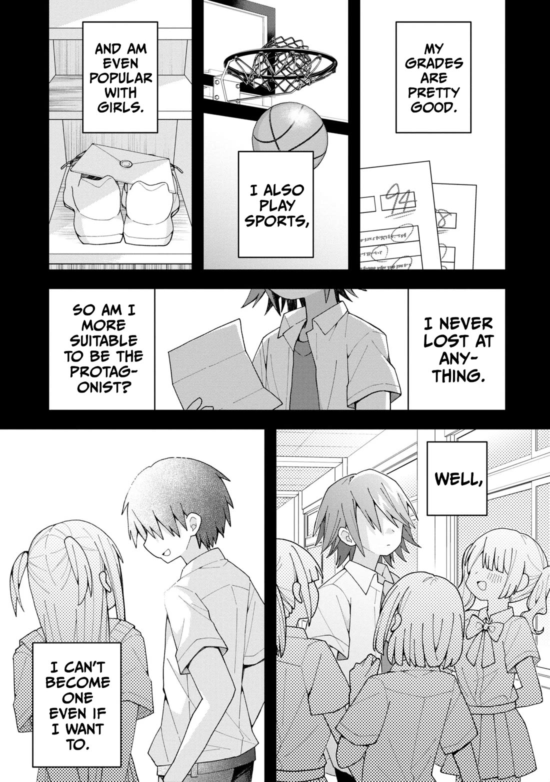 Misaki-kun is Unobtainable Chapter 12 page 1 - Chapter 12: It's Hard to Hate the Rival Character (Part 2)