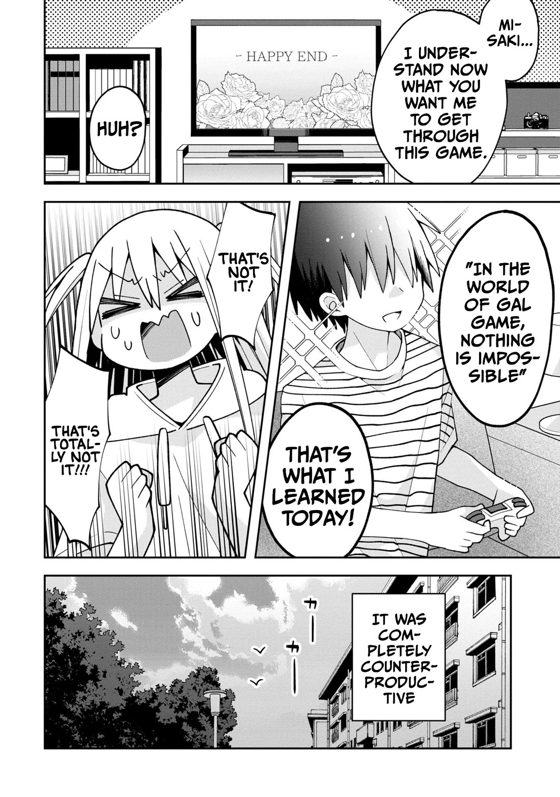 Misaki-kun is Unobtainable Chapter 17 page 14 - Chapter 17: Nothing is Impossible in the World of Gal Game