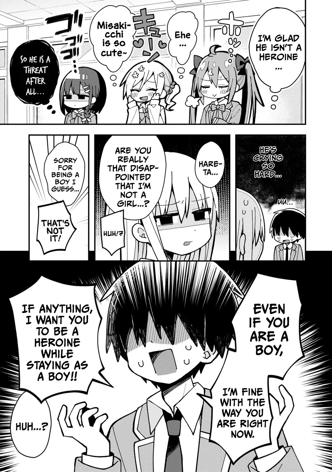 Misaki-kun is Unobtainable Chapter 2 page 13 - Chapter 2: Being a Best Friend Character Isn't Easy