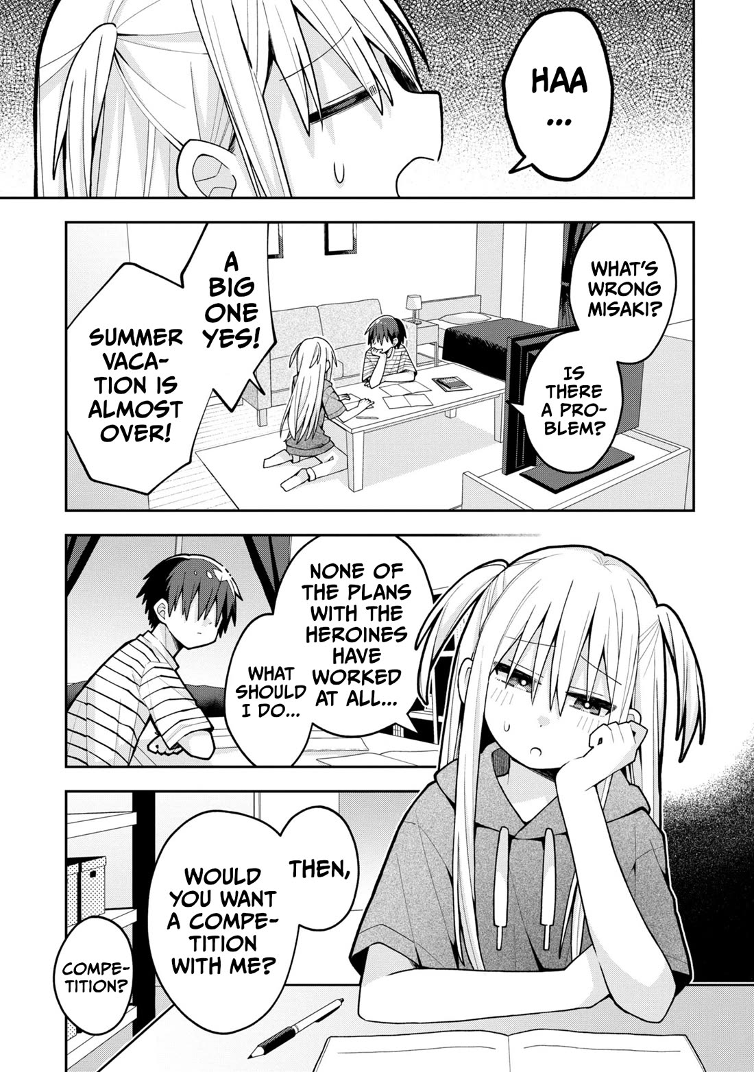 Misaki-kun is Unobtainable Chapter 20 page 1 - Chapter 20: I Won't Lose In The Festival Battle