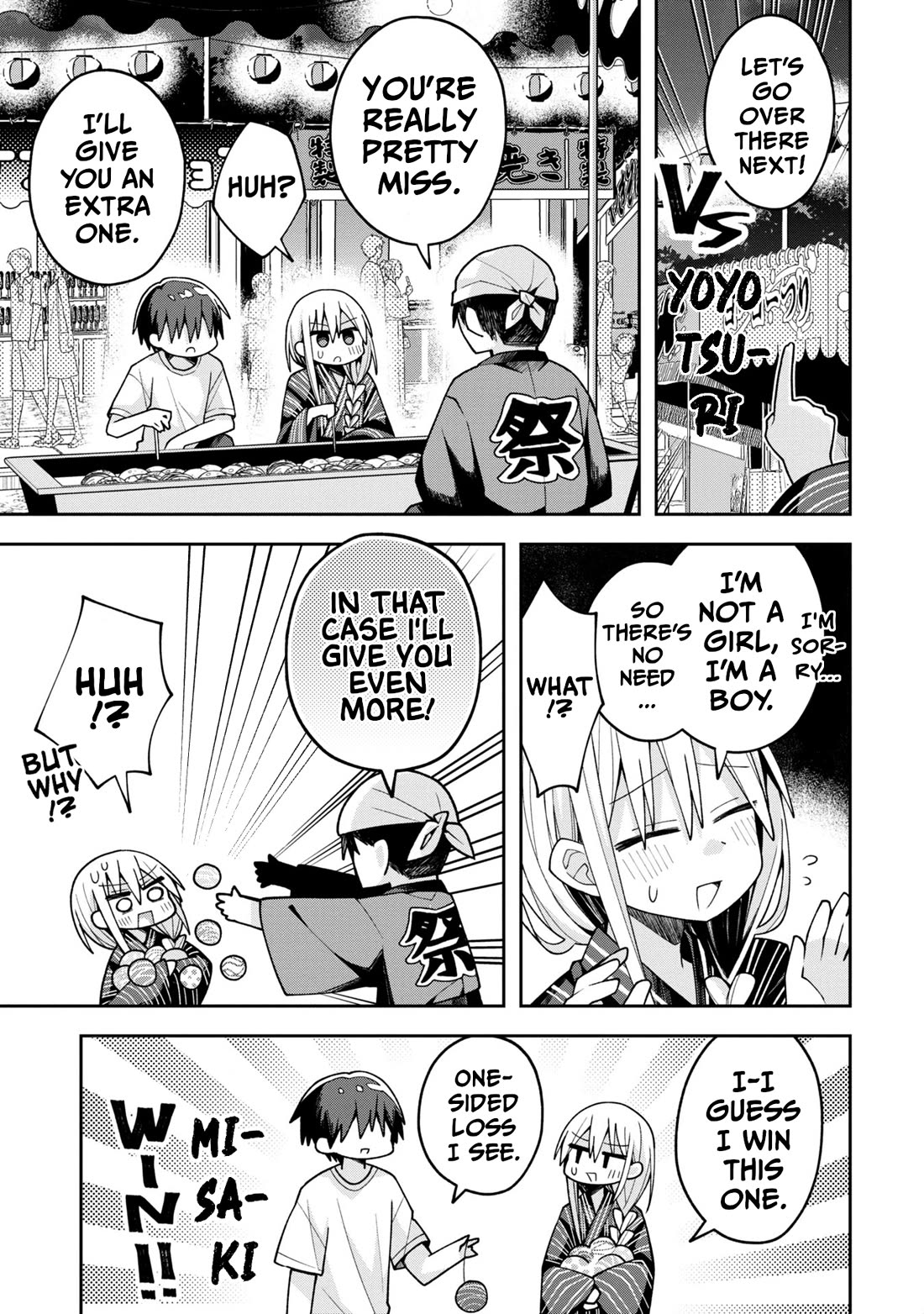 Misaki-kun is Unobtainable Chapter 20 page 7 - Chapter 20: I Won't Lose In The Festival Battle