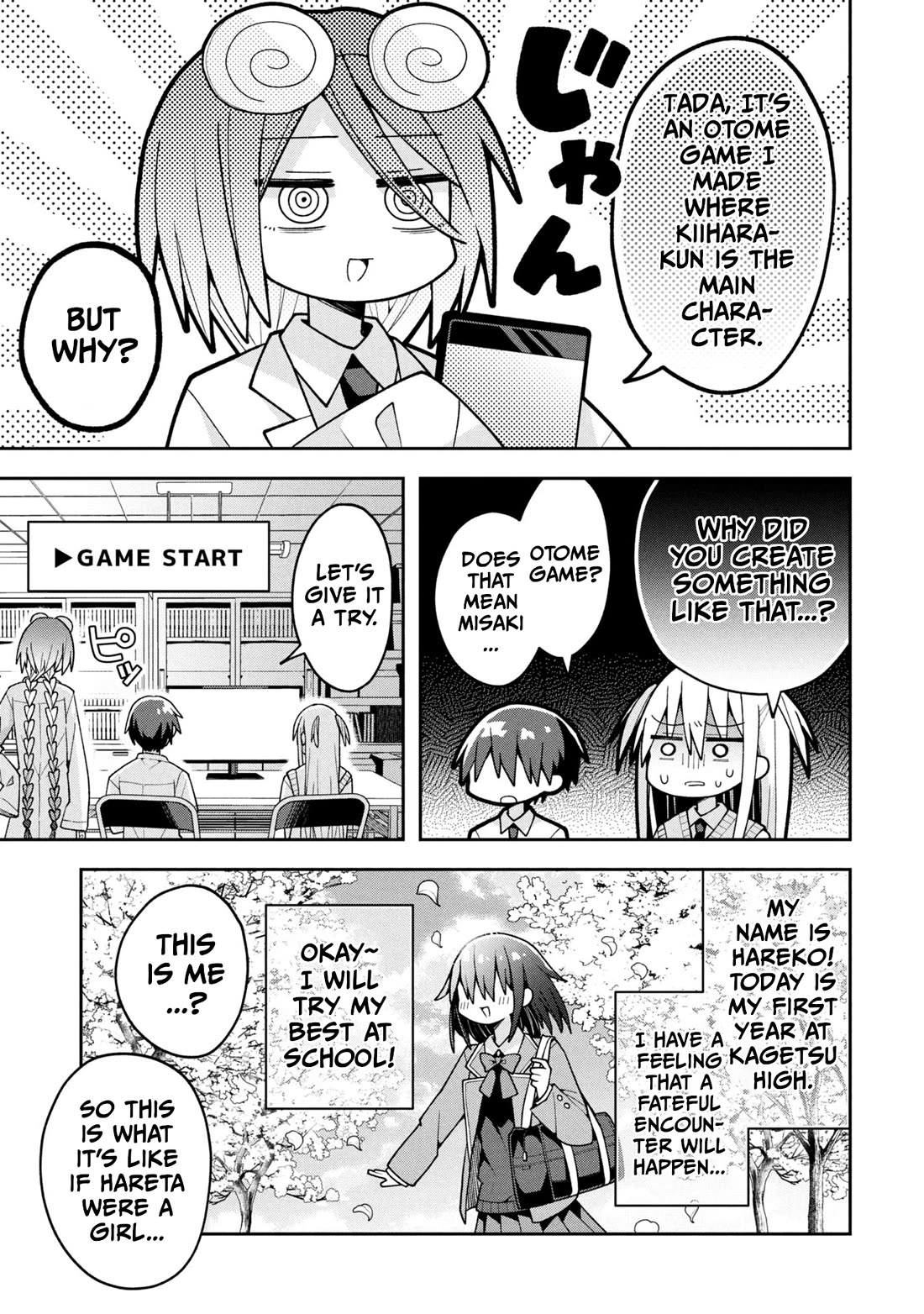 Misaki-kun is Unobtainable Chapter 23 page 3 - Chapter 23: Otome Games Are Not Easy