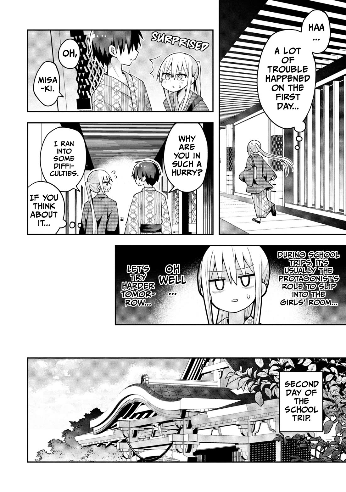 Misaki-kun is Unobtainable Chapter 27 page 4 - Chapter 27: Don't Let The School Trip Get In The Way (Part 2)