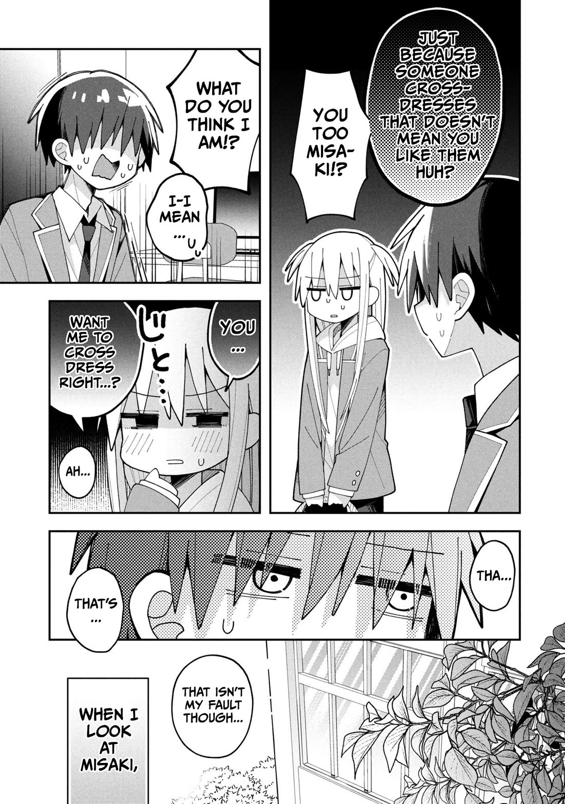 Misaki-kun is Unobtainable Chapter 32 page 11 - Chapter 32: The Cross-dressing Boy Can't Let It Go