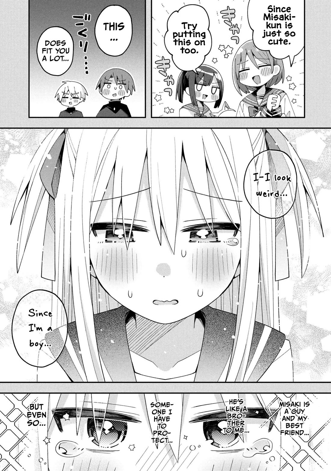 Misaki-kun is Unobtainable Chapter 32 page 15 - Chapter 32: The Cross-dressing Boy Can't Let It Go
