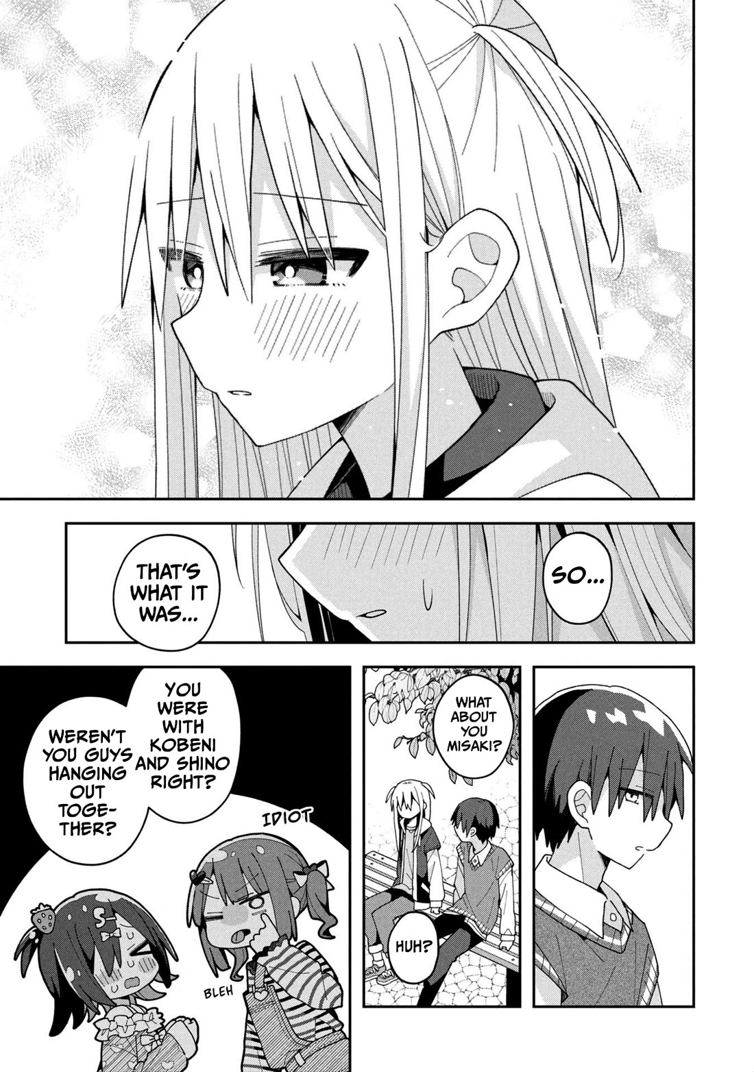 Misaki-kun is Unobtainable Chapter 33 page 15 - Chapter 33: Don't Get Caught Following On a Day Off