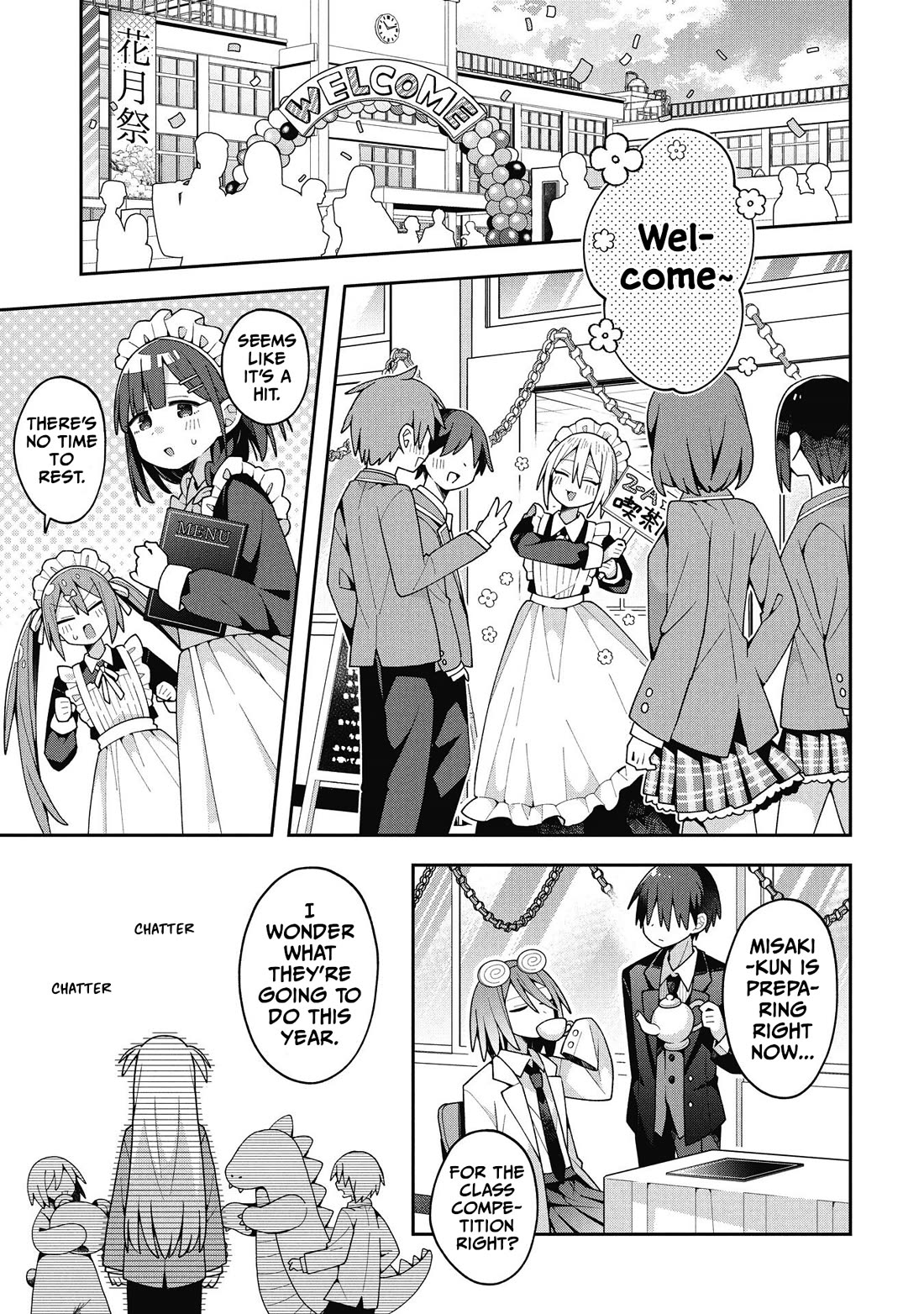 Misaki-kun is Unobtainable Chapter 37 page 1 - Chapter 37: Can't Run Away Even At Cultural Festival