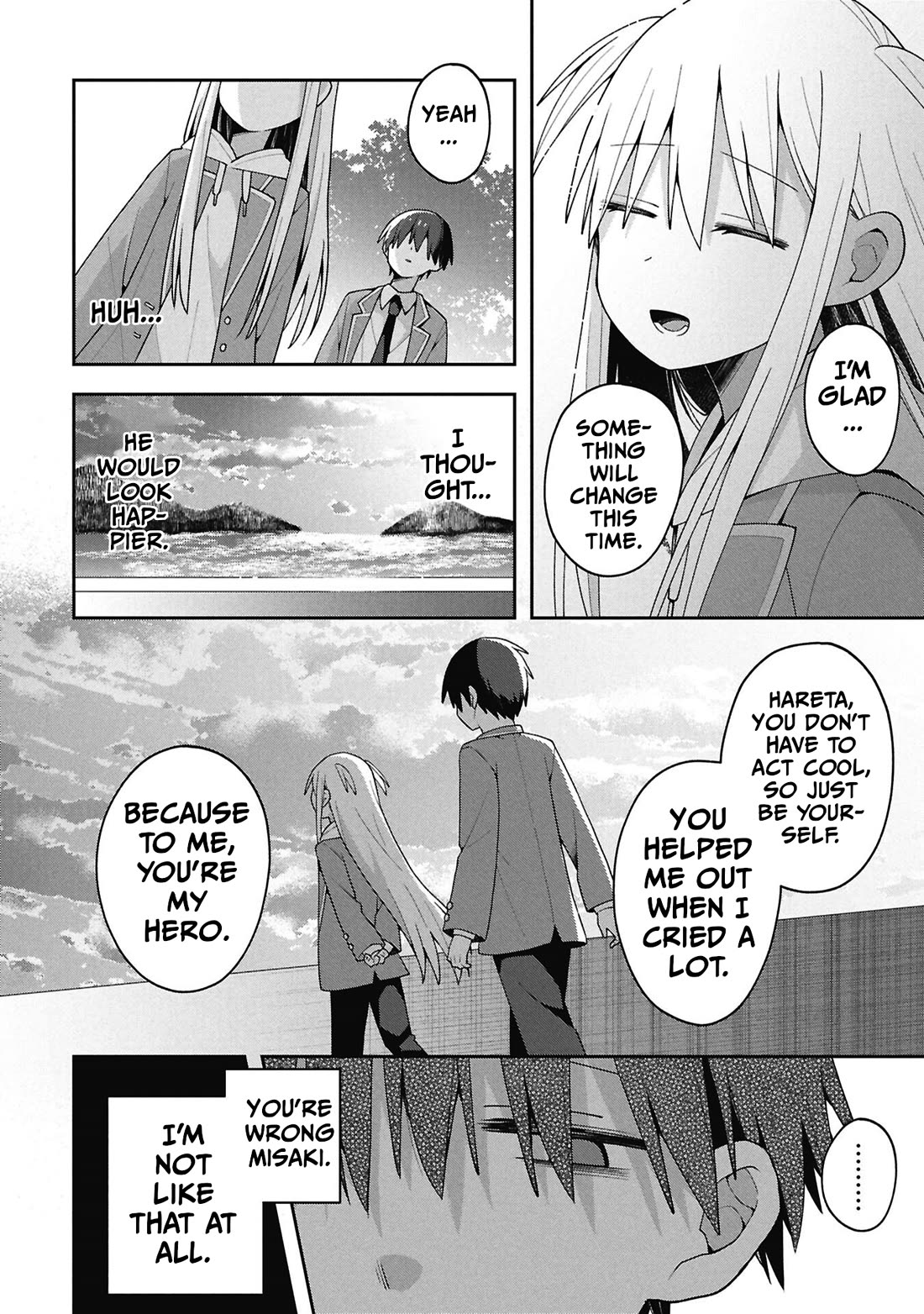 Misaki-kun is Unobtainable Chapter 38 page 10 - Chapter 38: The Boundary Line Can't Be Seen