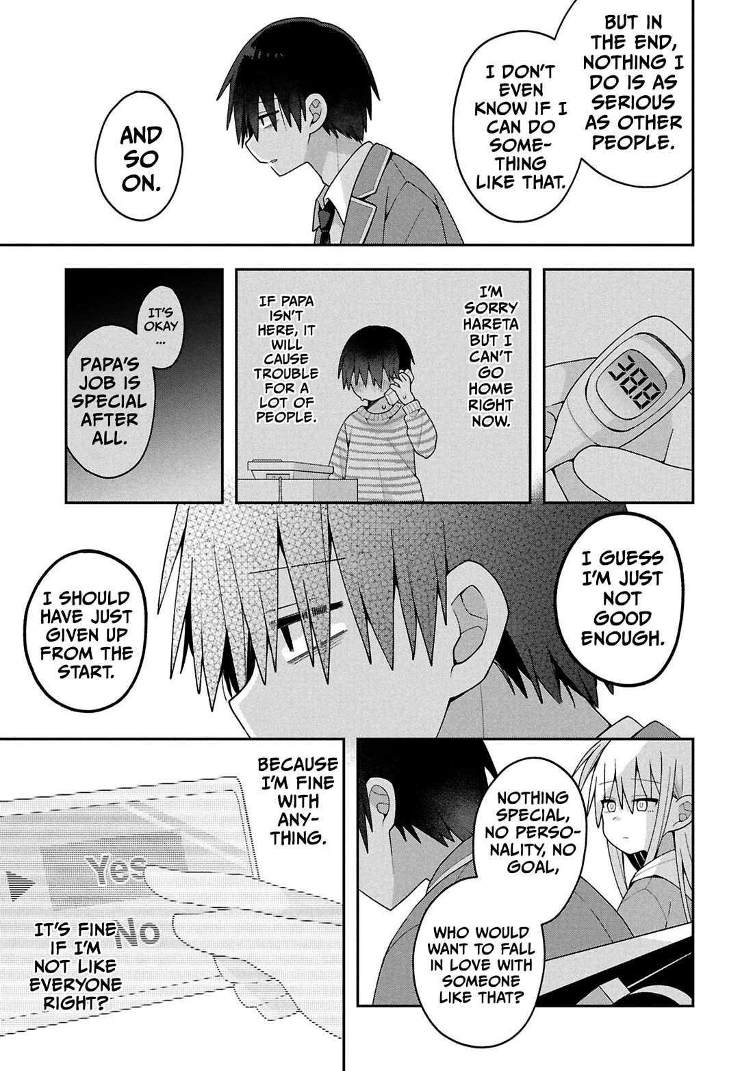 Misaki-kun is Unobtainable Chapter 38 page 5 - Chapter 38: The Boundary Line Can't Be Seen