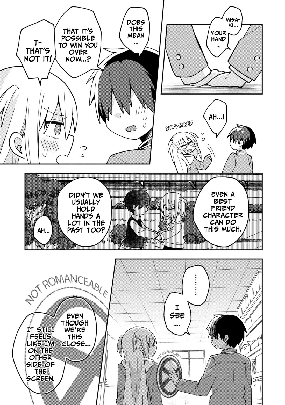 Misaki-kun is Unobtainable Chapter 4 page 13 - Chapter 4: The Ordinary Protagonist Cannot Be Trained