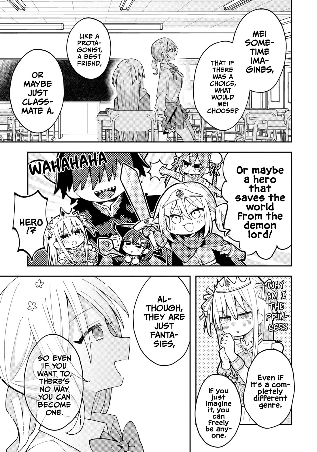 Misaki-kun is Unobtainable Chapter 7 page 7 - Chapter 7: The Laid-back Heroine Cannot Choose