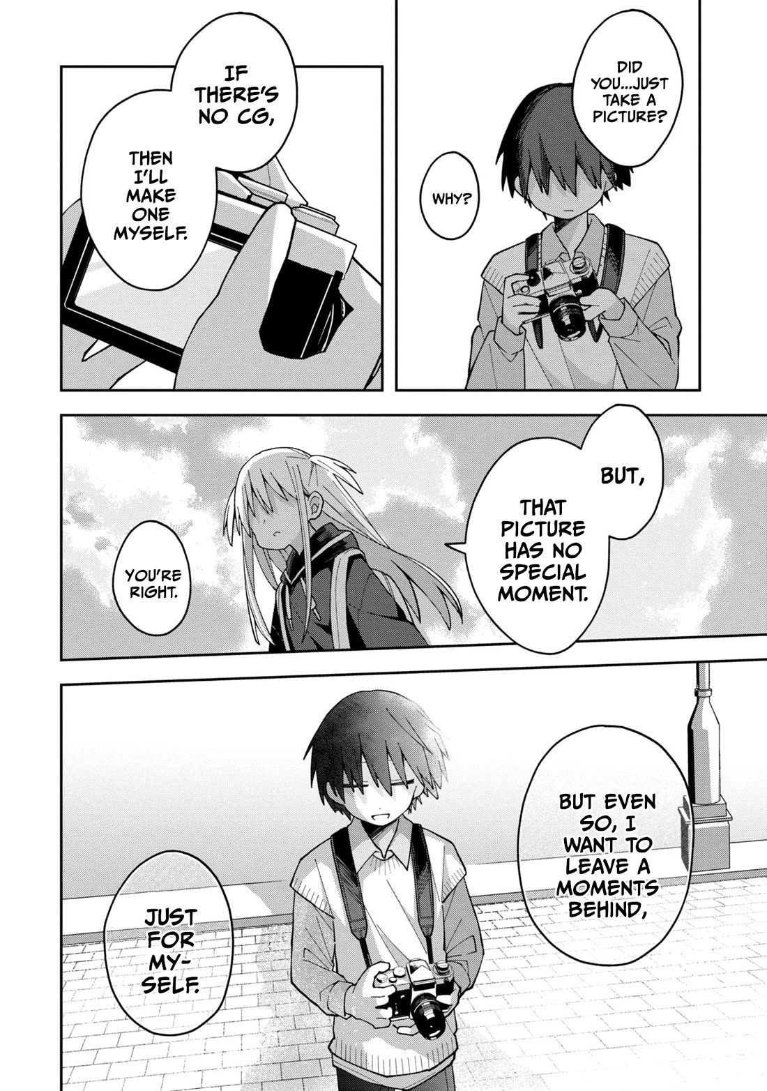 Misaki-kun is Unobtainable Chapter 8 page 14 - Chapter 8: There's No Rest On A Gal-Game Off Day