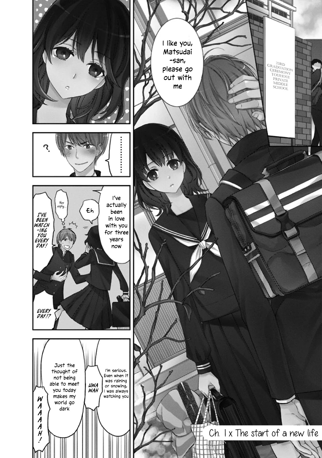 Misanthrope na Kanojo Chapter 1 page 5 - Chapter 1: The Start of a new life