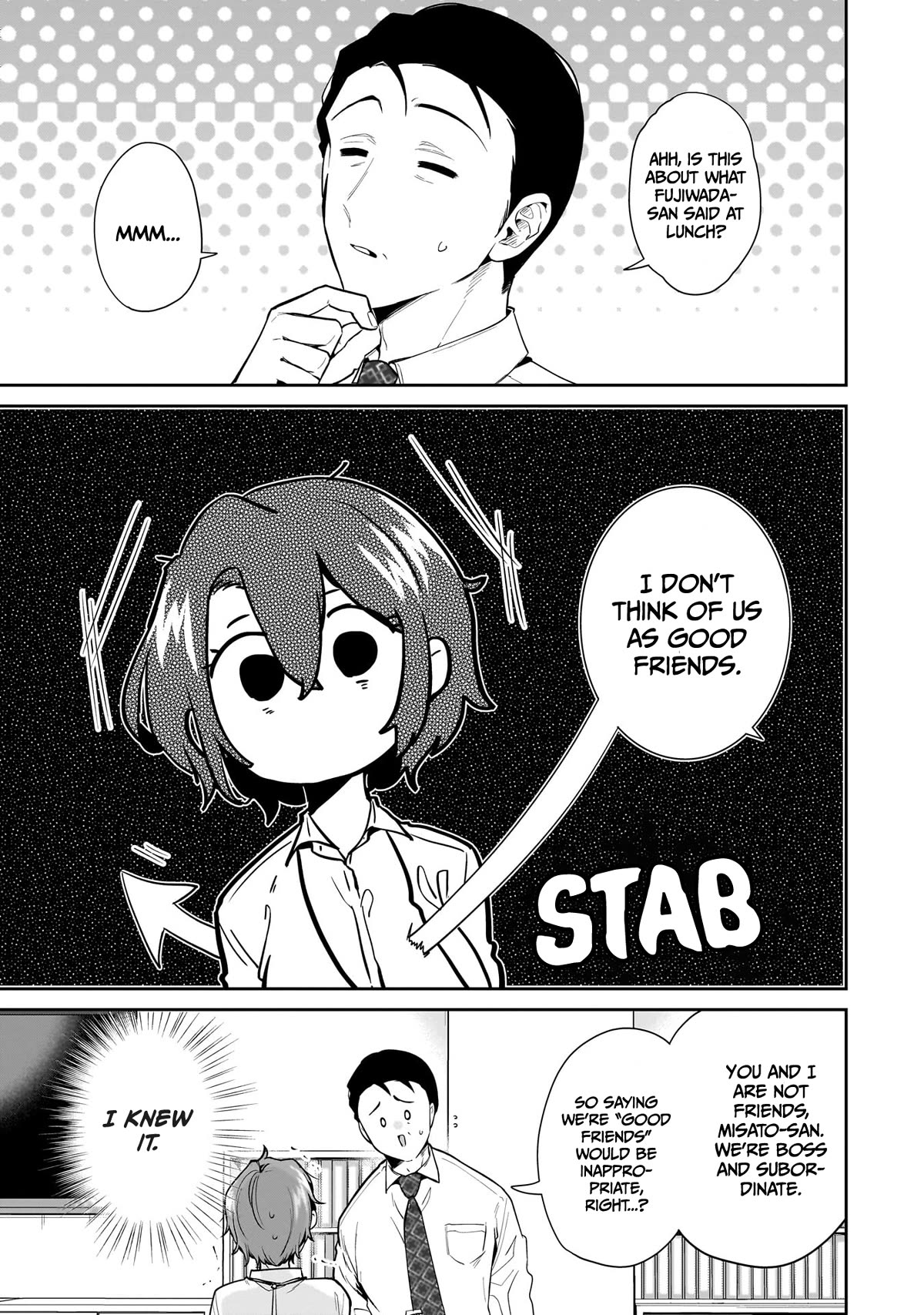 Misato-san is a Bit Cold Towards Her Boss Who Pampers Chapter 14 page 15 - Chapter 14