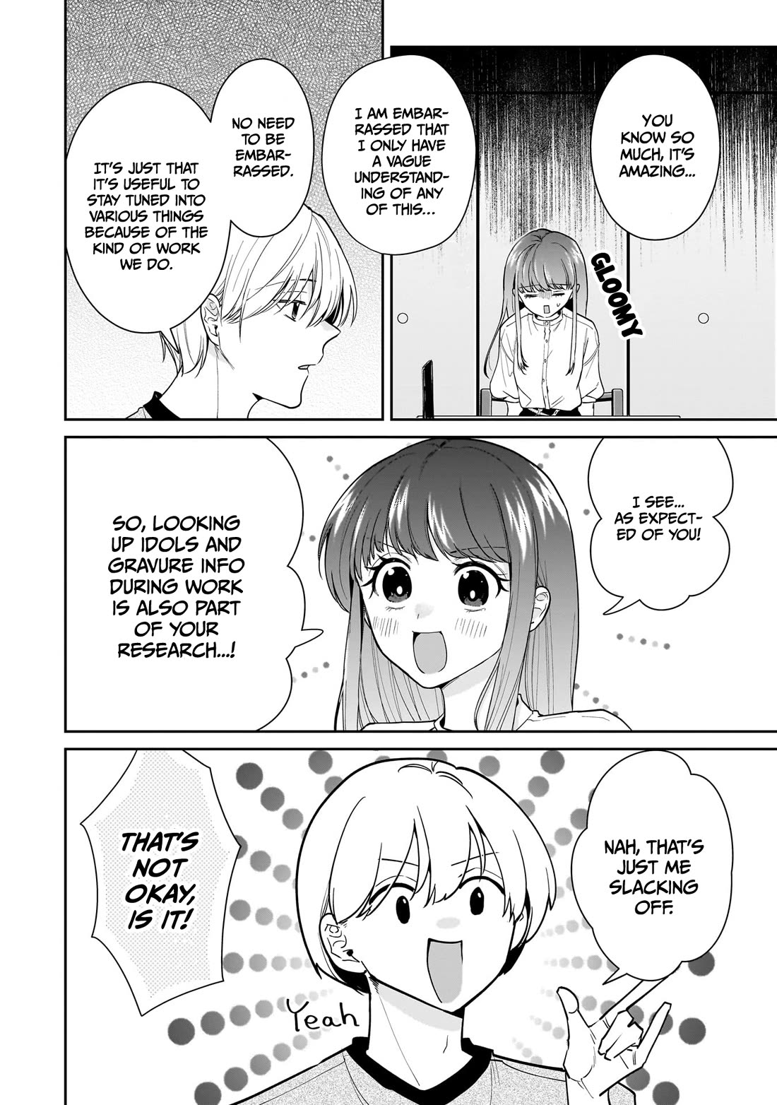 Misato-san is a Bit Cold Towards Her Boss Who Pampers Chapter 19 page 12 - Chapter 19