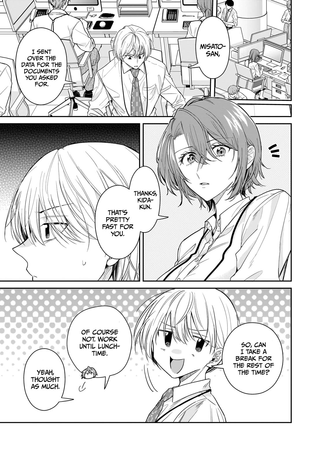 Misato-san is a Bit Cold Towards Her Boss Who Pampers Chapter 19 page 17 - Chapter 19