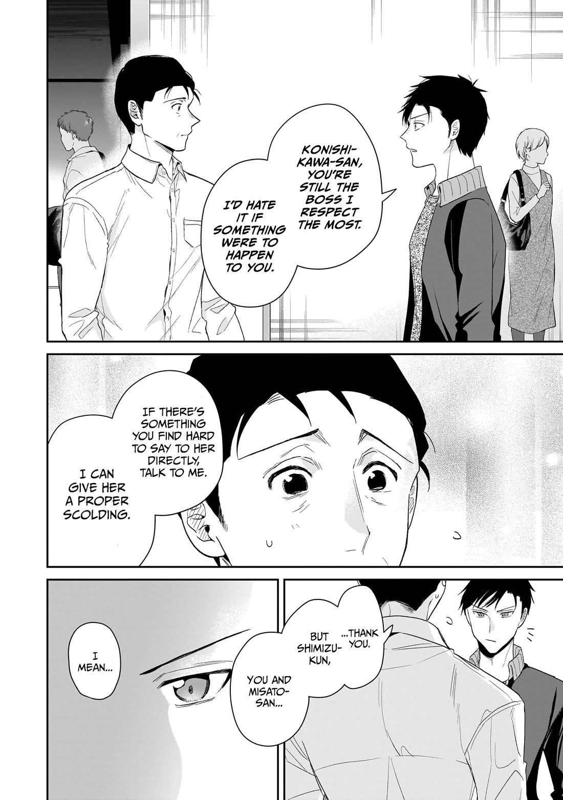 Misato-san is a Bit Cold Towards Her Boss Who Pampers Chapter 26 page 6 - Chapter 26
