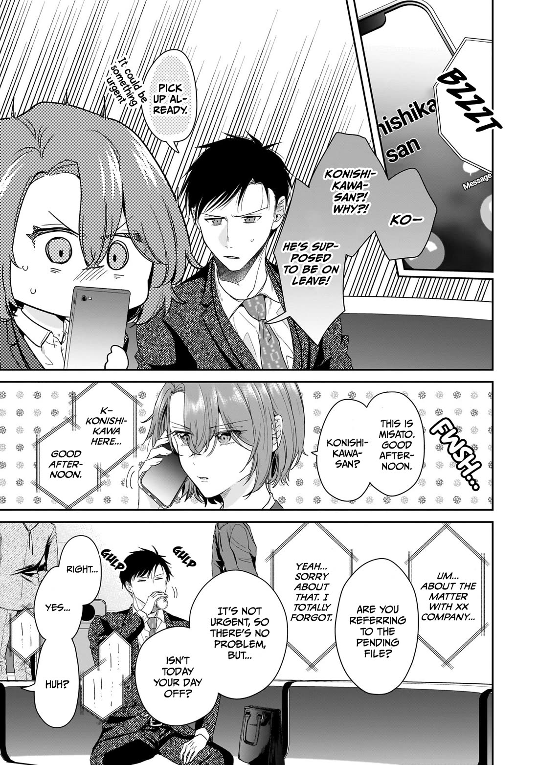 Misato-san is a Bit Cold Towards Her Boss Who Pampers Chapter 27 page 17 - Chapter 27