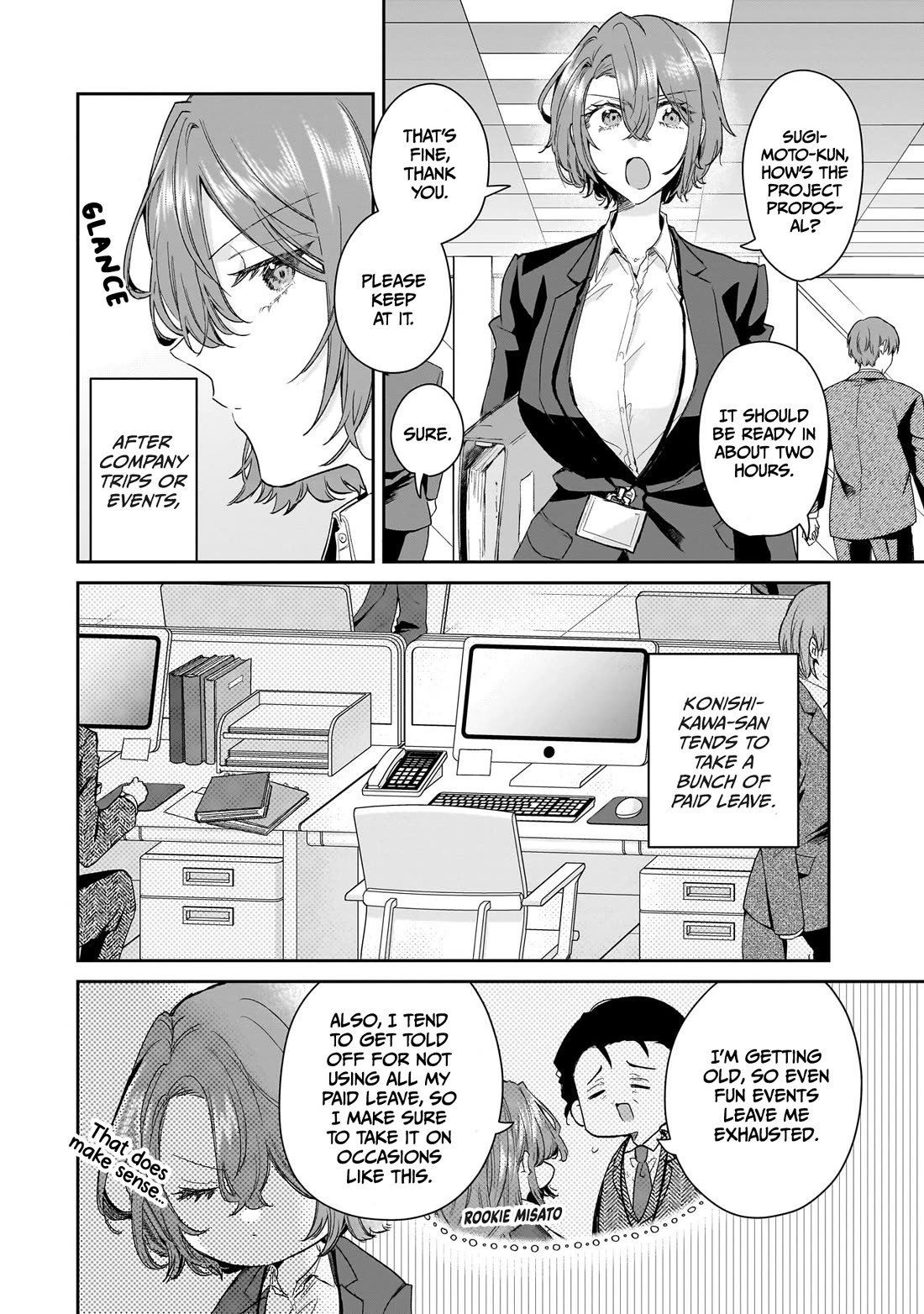 Misato-san is a Bit Cold Towards Her Boss Who Pampers Chapter 27 page 2 - Chapter 27
