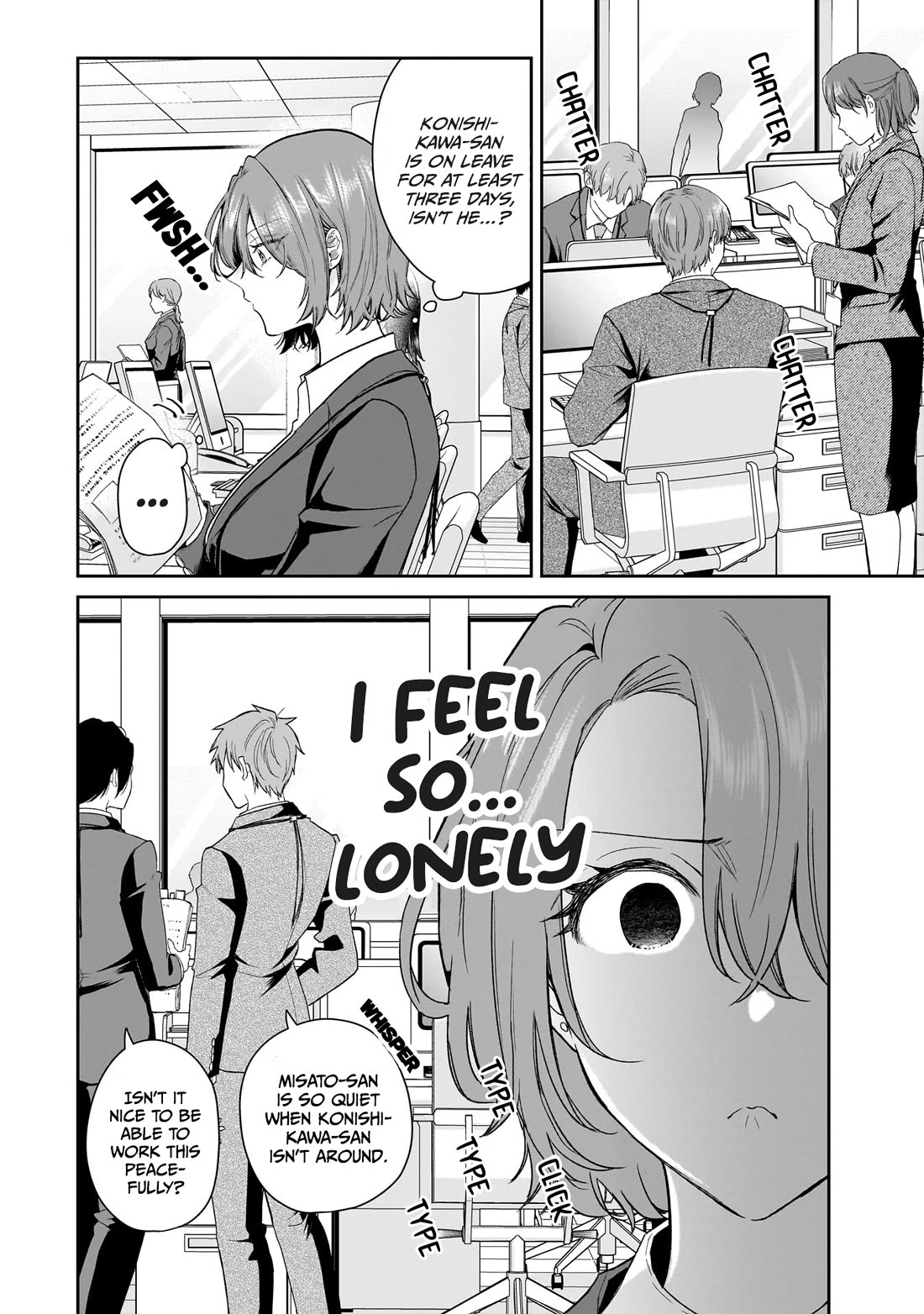 Misato-san is a Bit Cold Towards Her Boss Who Pampers Chapter 27 page 4 - Chapter 27