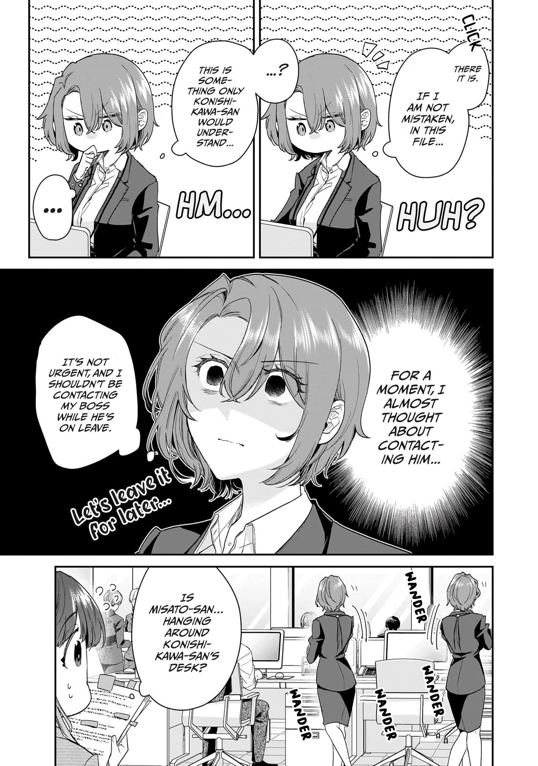 Misato-san is a Bit Cold Towards Her Boss Who Pampers Chapter 27 page 5 - Chapter 27
