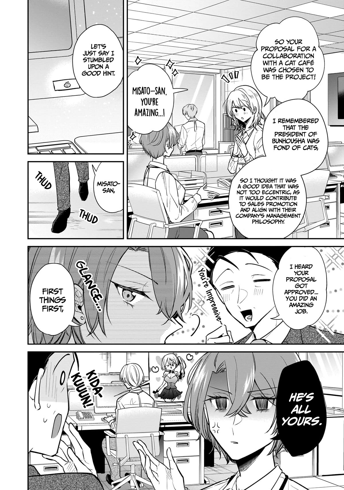 Misato-san is a Bit Cold Towards Her Boss Who Pampers Chapter 3 page 18 - Chapter 3