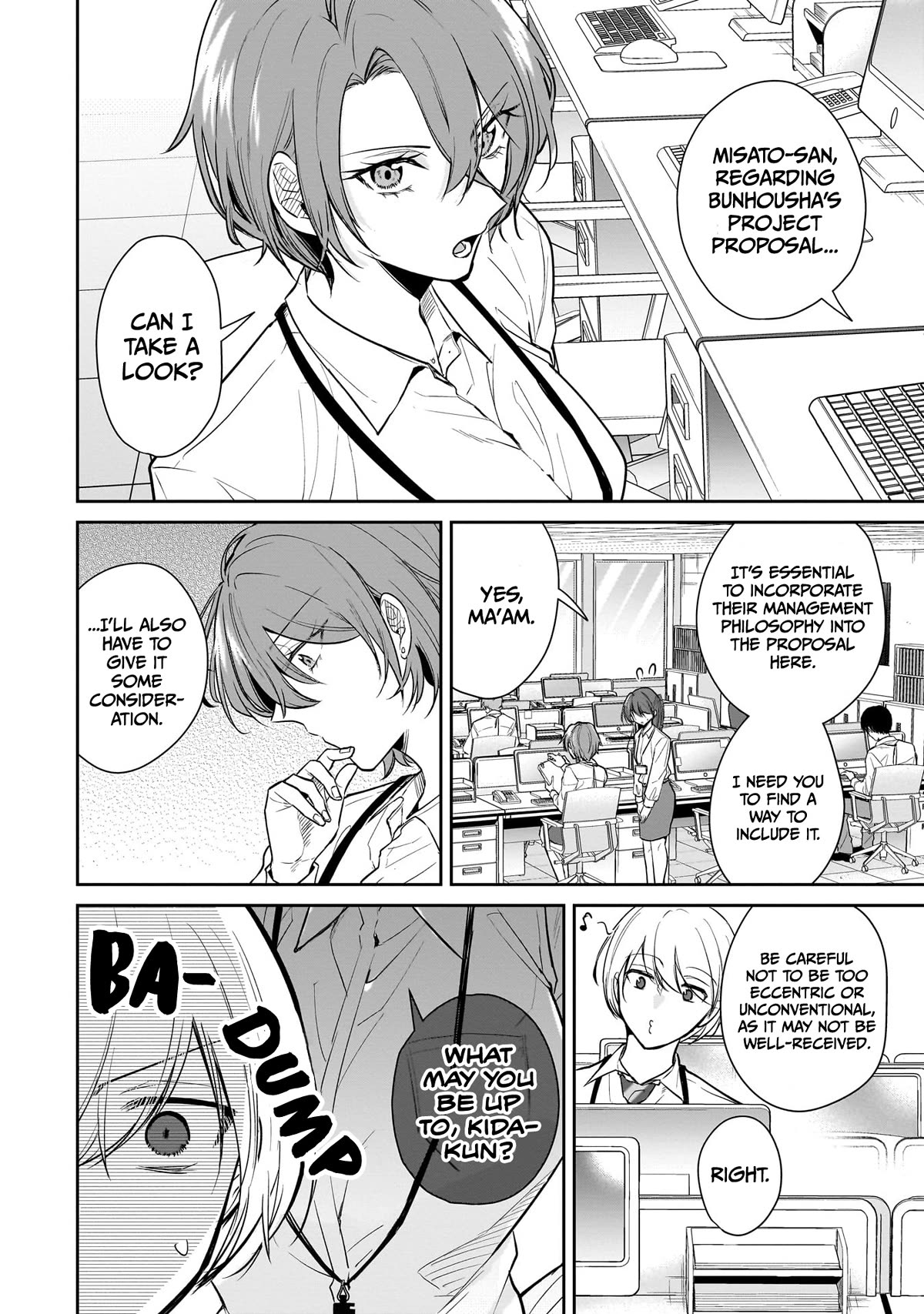 Misato-san is a Bit Cold Towards Her Boss Who Pampers Chapter 3 page 2 - Chapter 3