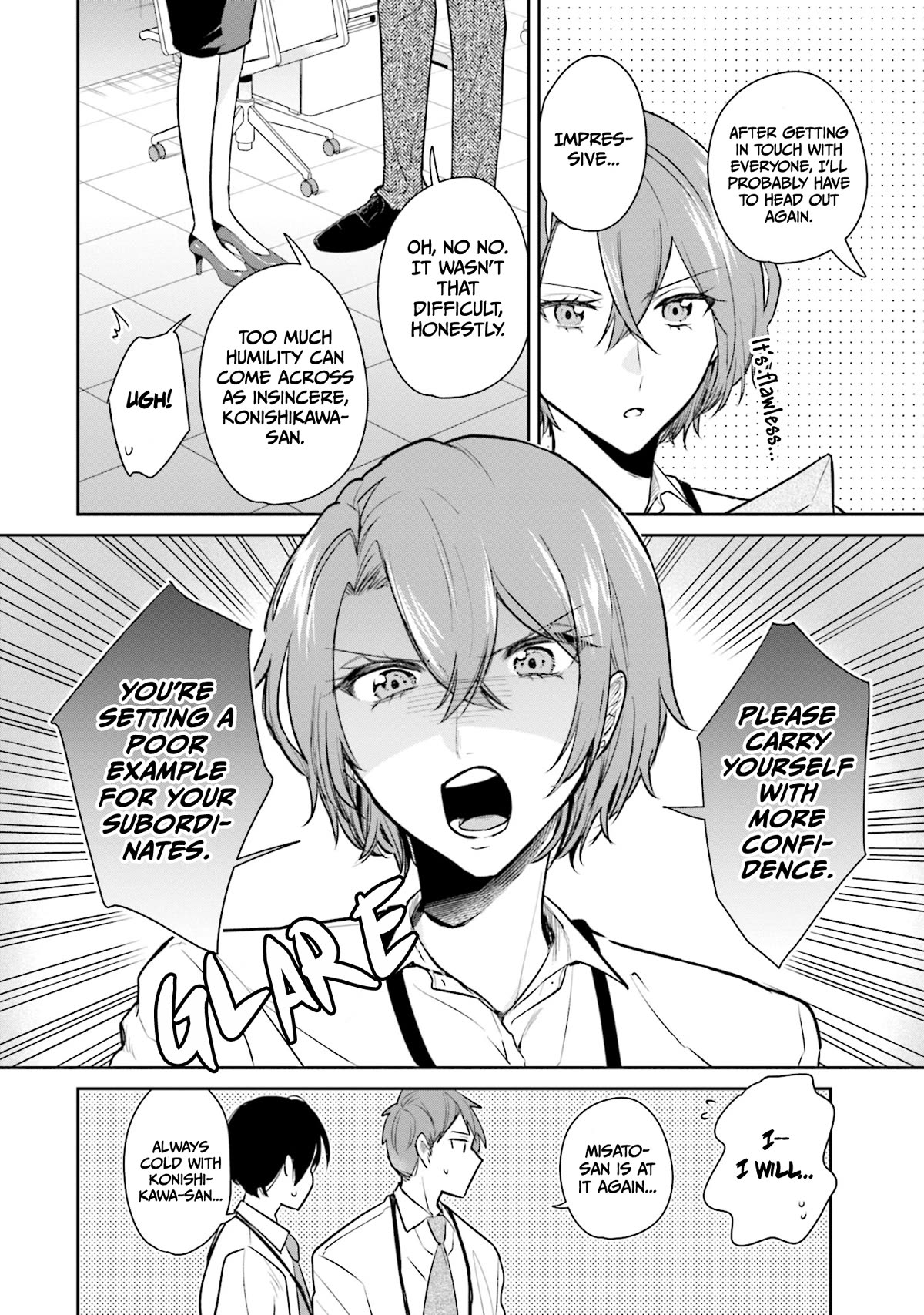 Misato-san is a Bit Cold Towards Her Boss Who Pampers Chapter 3 page 4 - Chapter 3