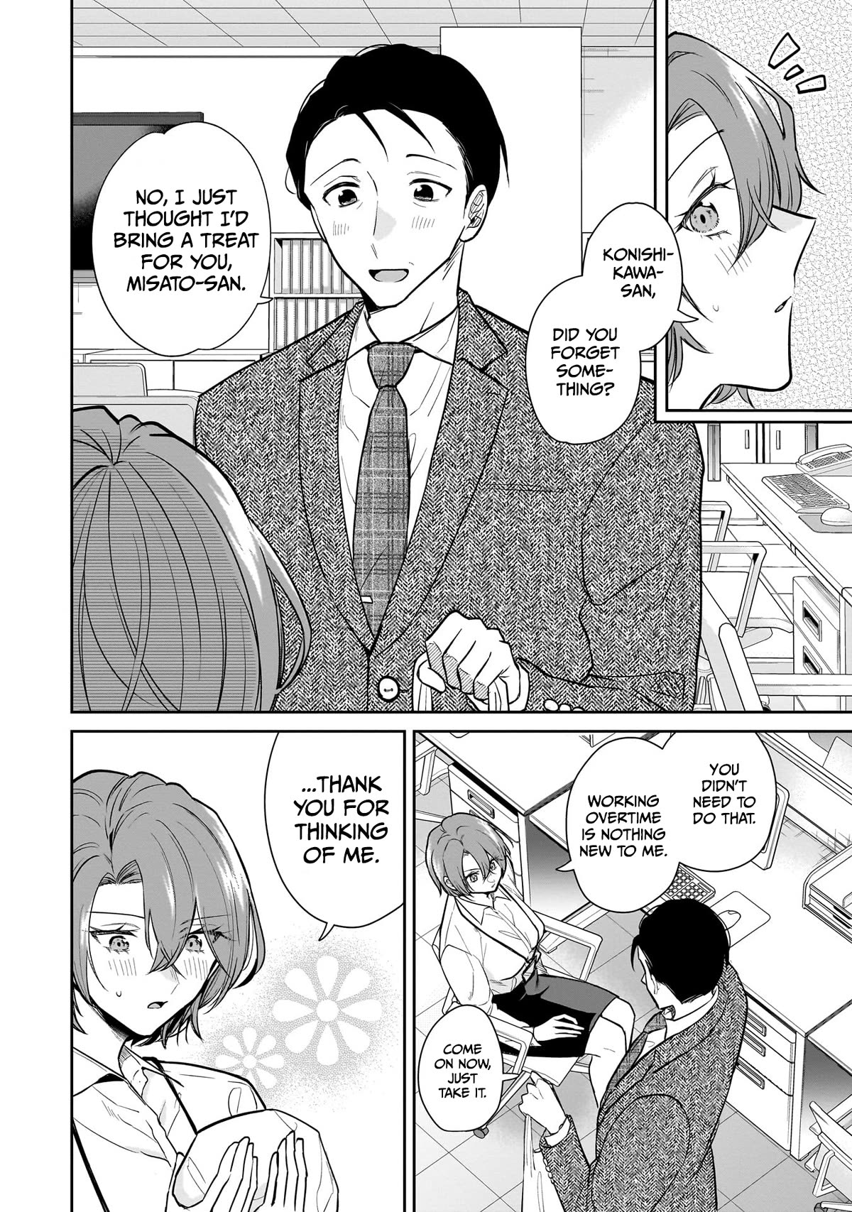 Misato-san is a Bit Cold Towards Her Boss Who Pampers Chapter 3 page 8 - Chapter 3