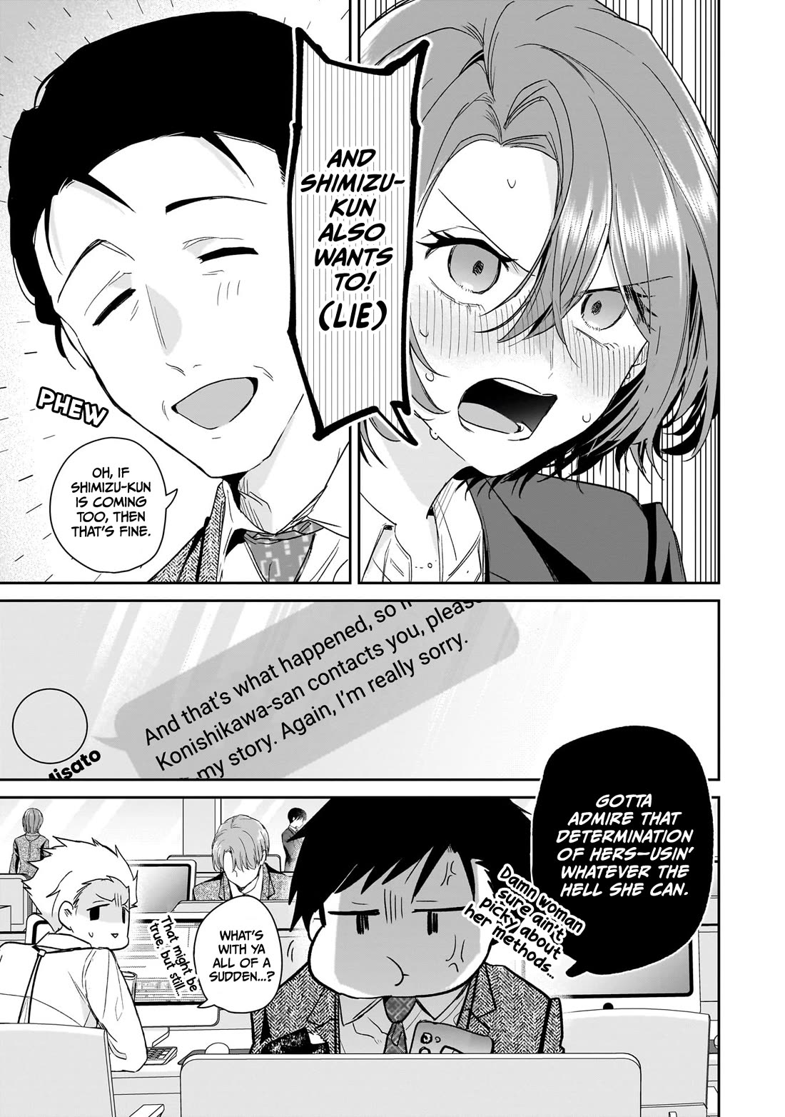 Misato-san is a Bit Cold Towards Her Boss Who Pampers Chapter 31 page 19 - Chapter 31