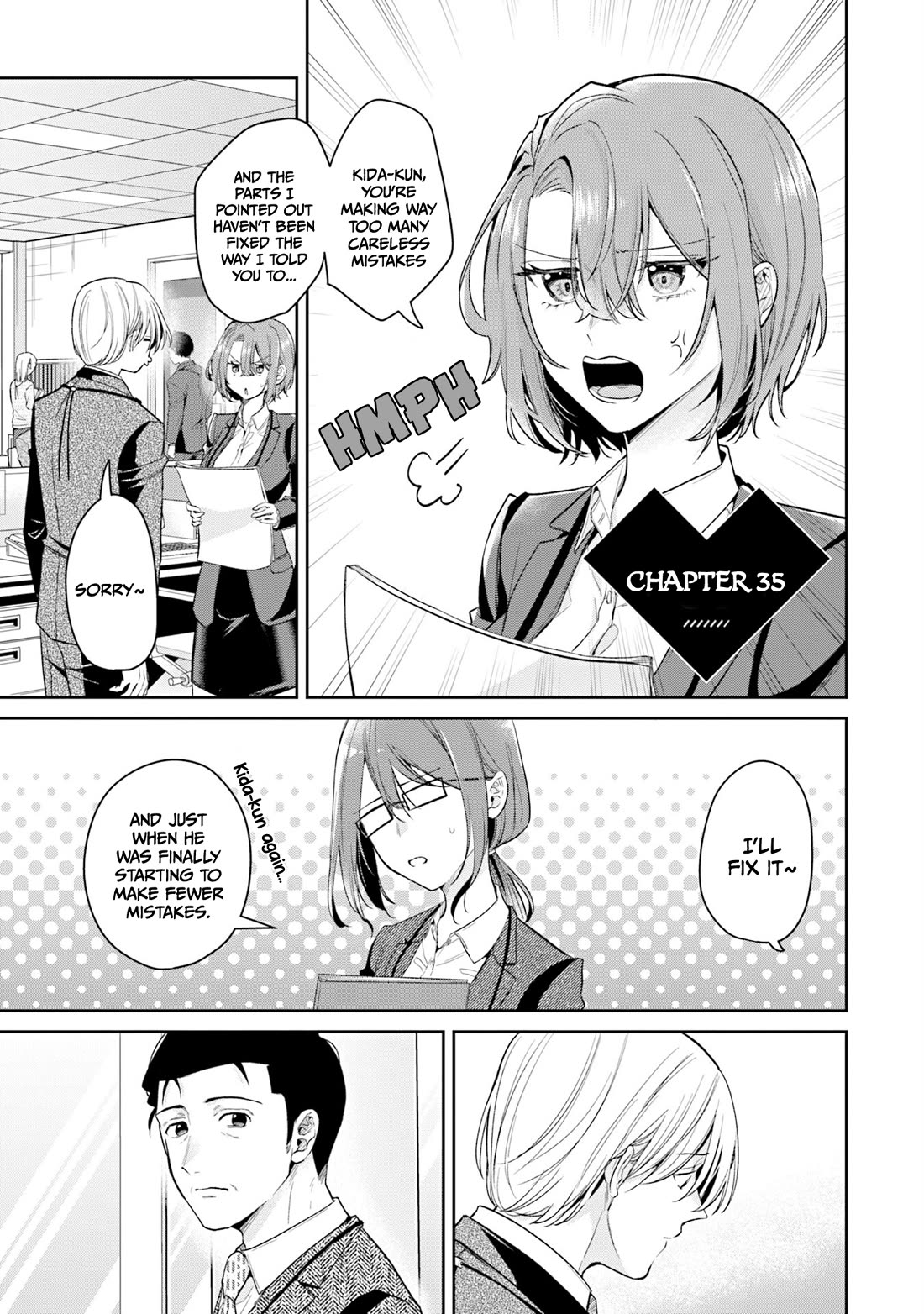 Misato-san is a Bit Cold Towards Her Boss Who Pampers Chapter 35 page 1 - Chapter 35