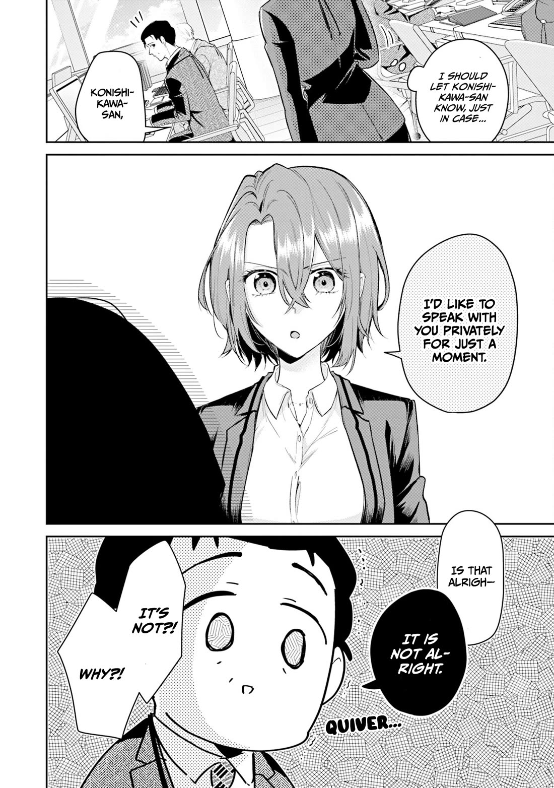 Misato-san is a Bit Cold Towards Her Boss Who Pampers Chapter 37 page 12 - Chapter 37