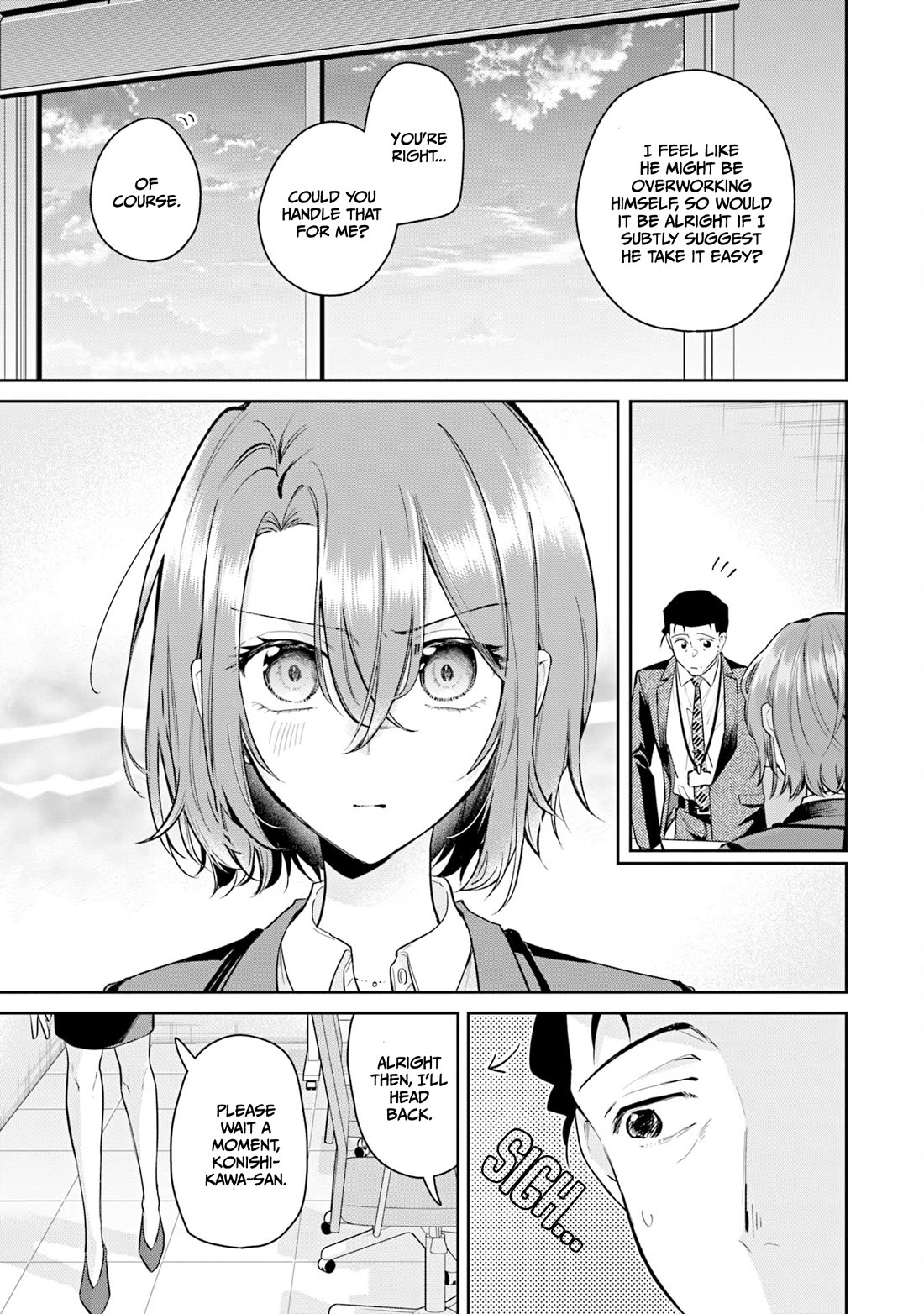 Misato-san is a Bit Cold Towards Her Boss Who Pampers Chapter 37 page 15 - Chapter 37