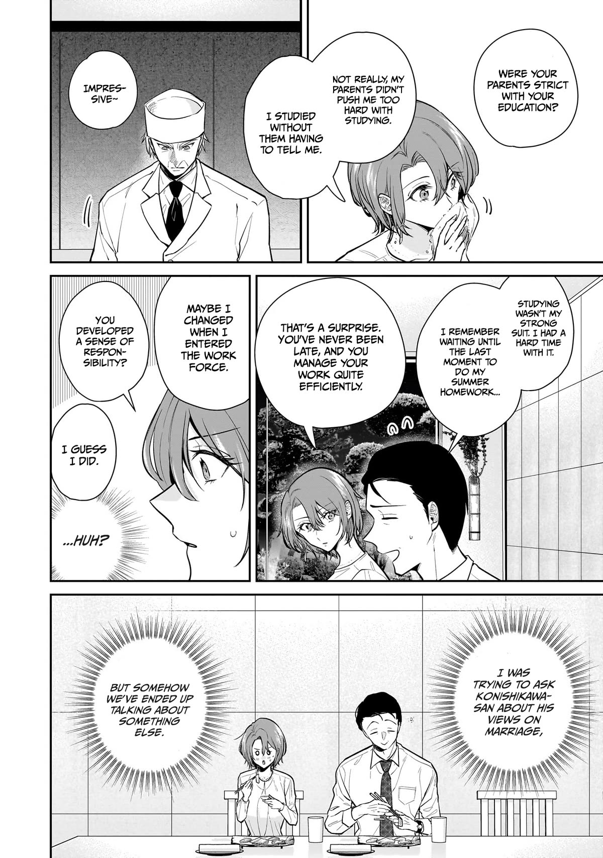 Misato-san is a Bit Cold Towards Her Boss Who Pampers Chapter 7 page 8 - Chapter 7