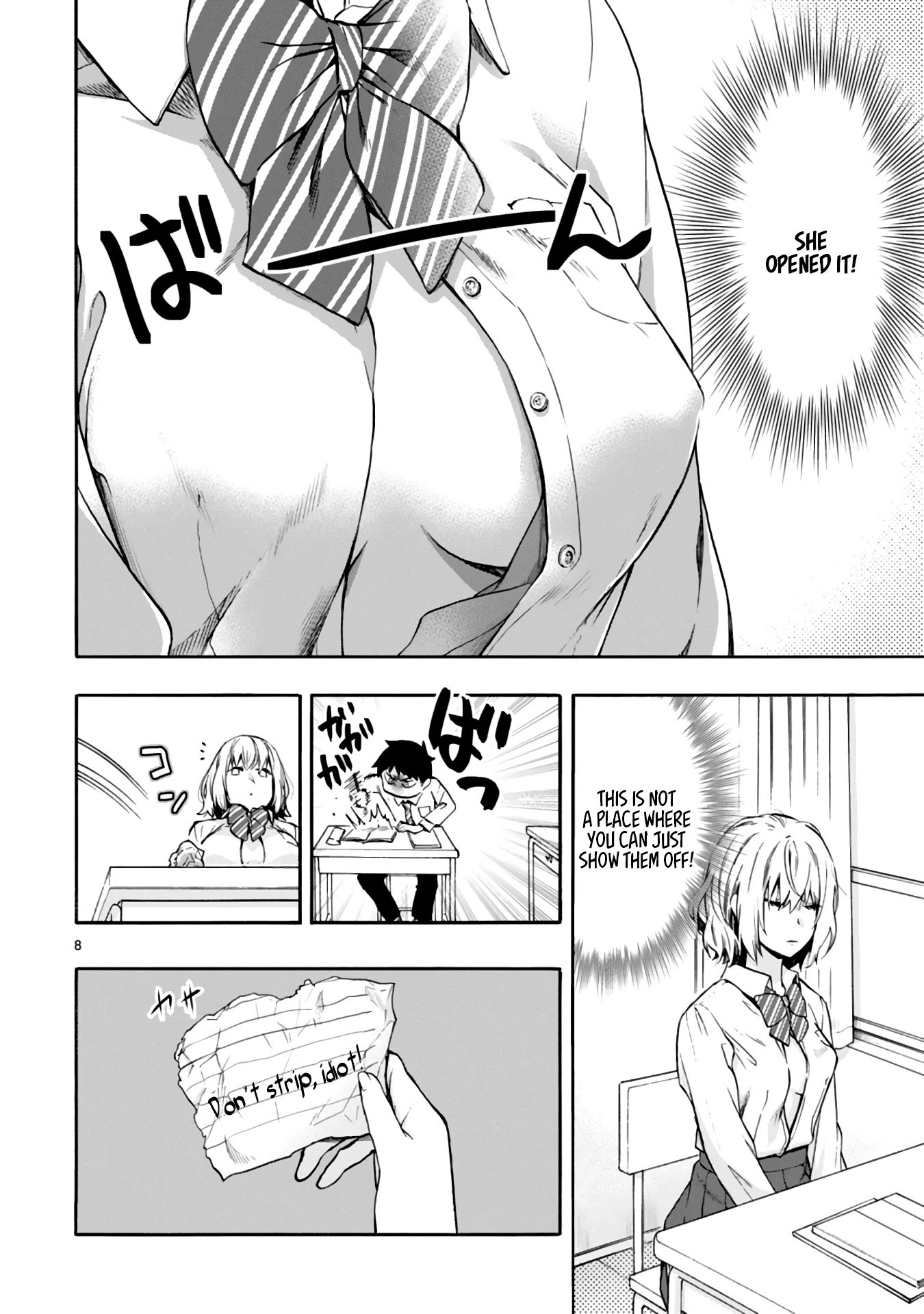 Miseru, Mitsumeru, Futari Dake Chapter 1 page 8 - Chapter 1