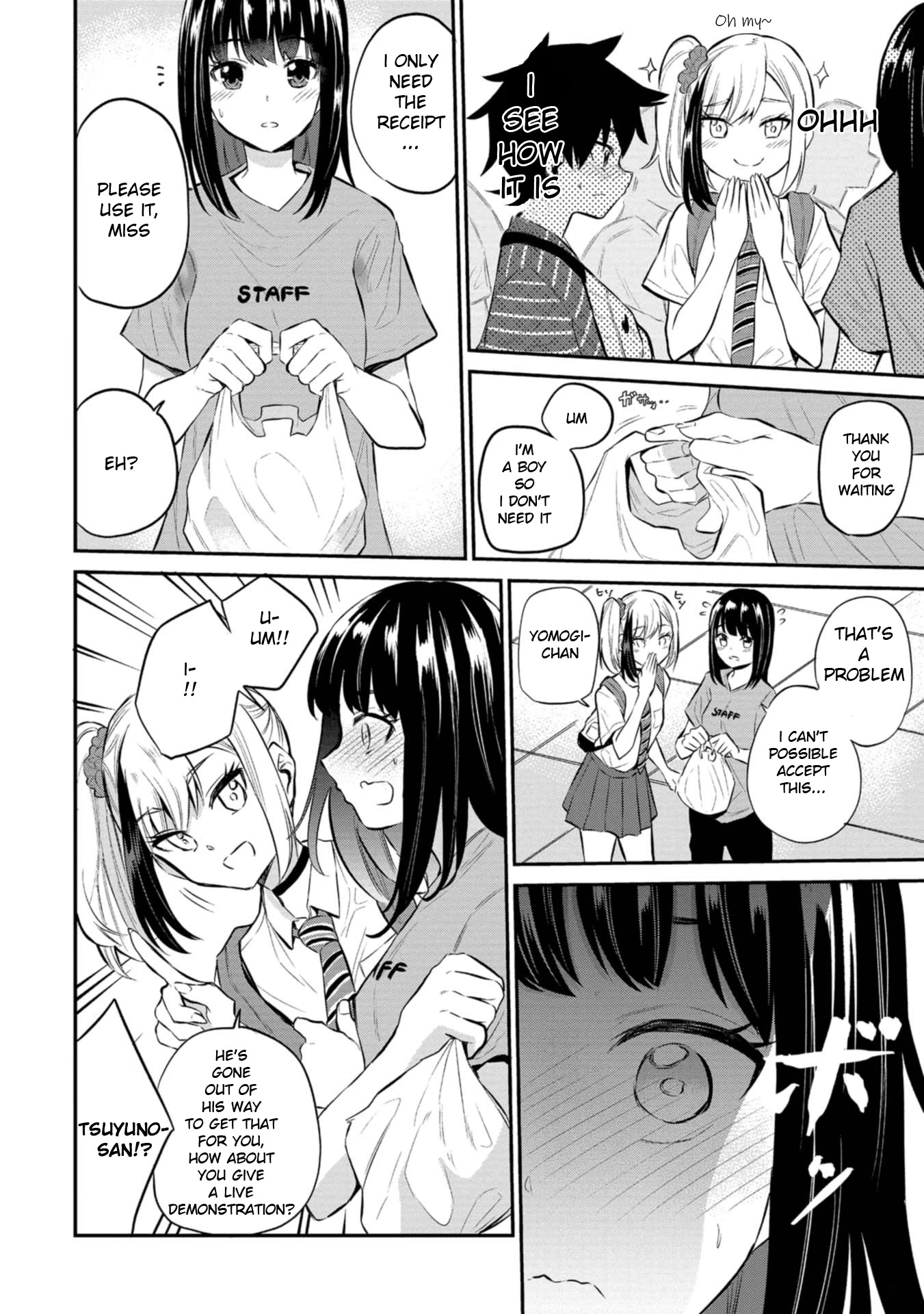 Misetagari no Tsuyuno-chan Chapter 22 page 14 - Chapter 22: I Don't Care if You Look at Other Girls' Pits