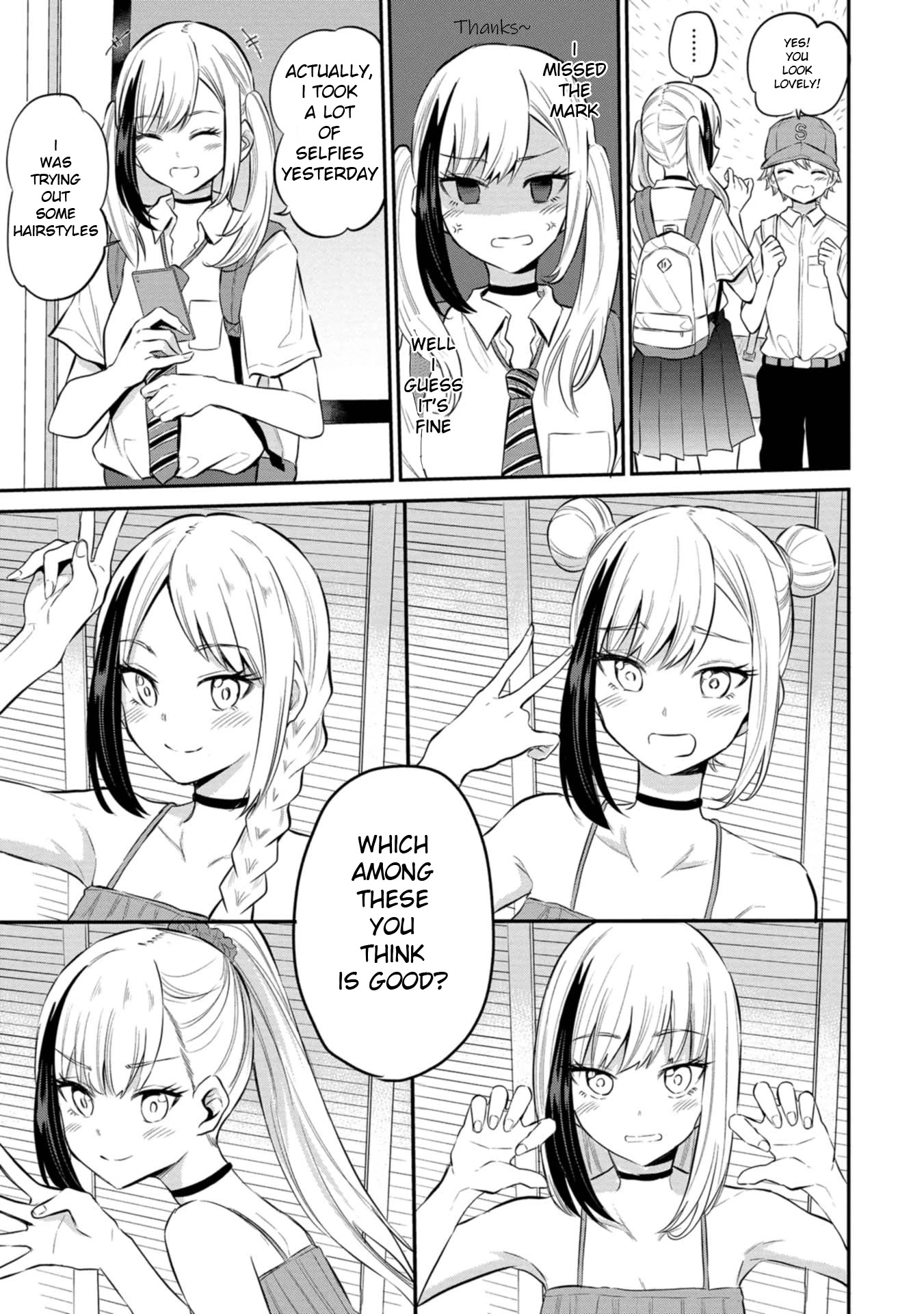 Misetagari no Tsuyuno-chan Chapter 24.5 page 2 - Chapter 24.5: I Want You to Choose a Hairstyle That Strikes Your Heart