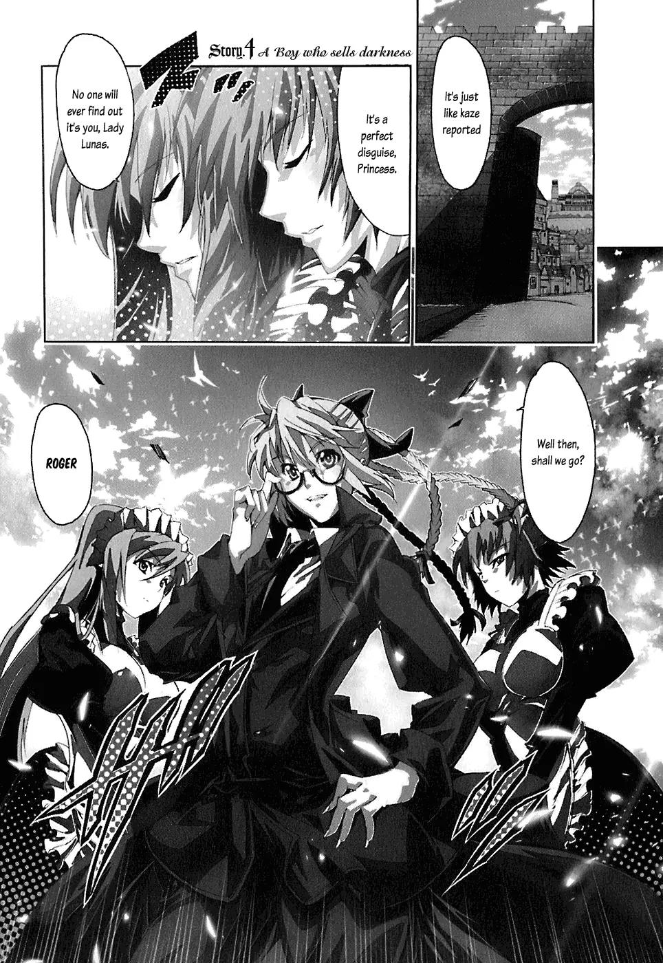 Mismarca Koukoku Monogatari Chapter 4 page 1 - Chapter 4: A Boy Who Sells Darkness