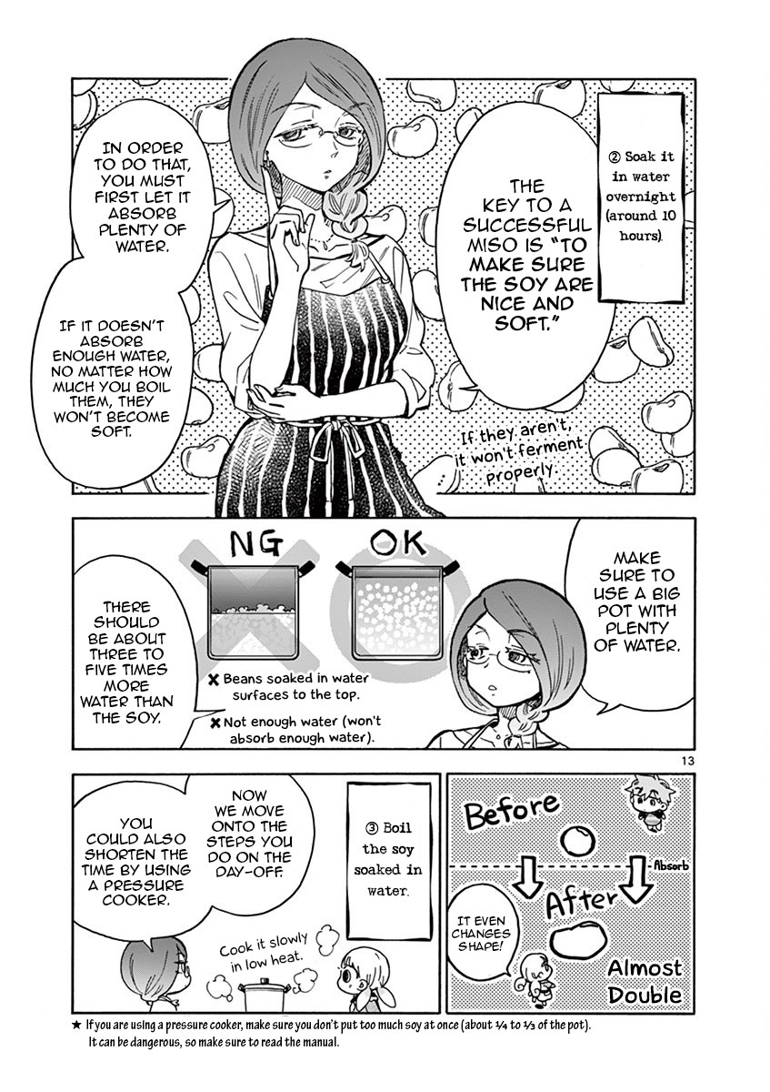 Misoshiru de Kanpai! Chapter 37 page 13 - Chapter 37: Let's All Make Homemade Miso!