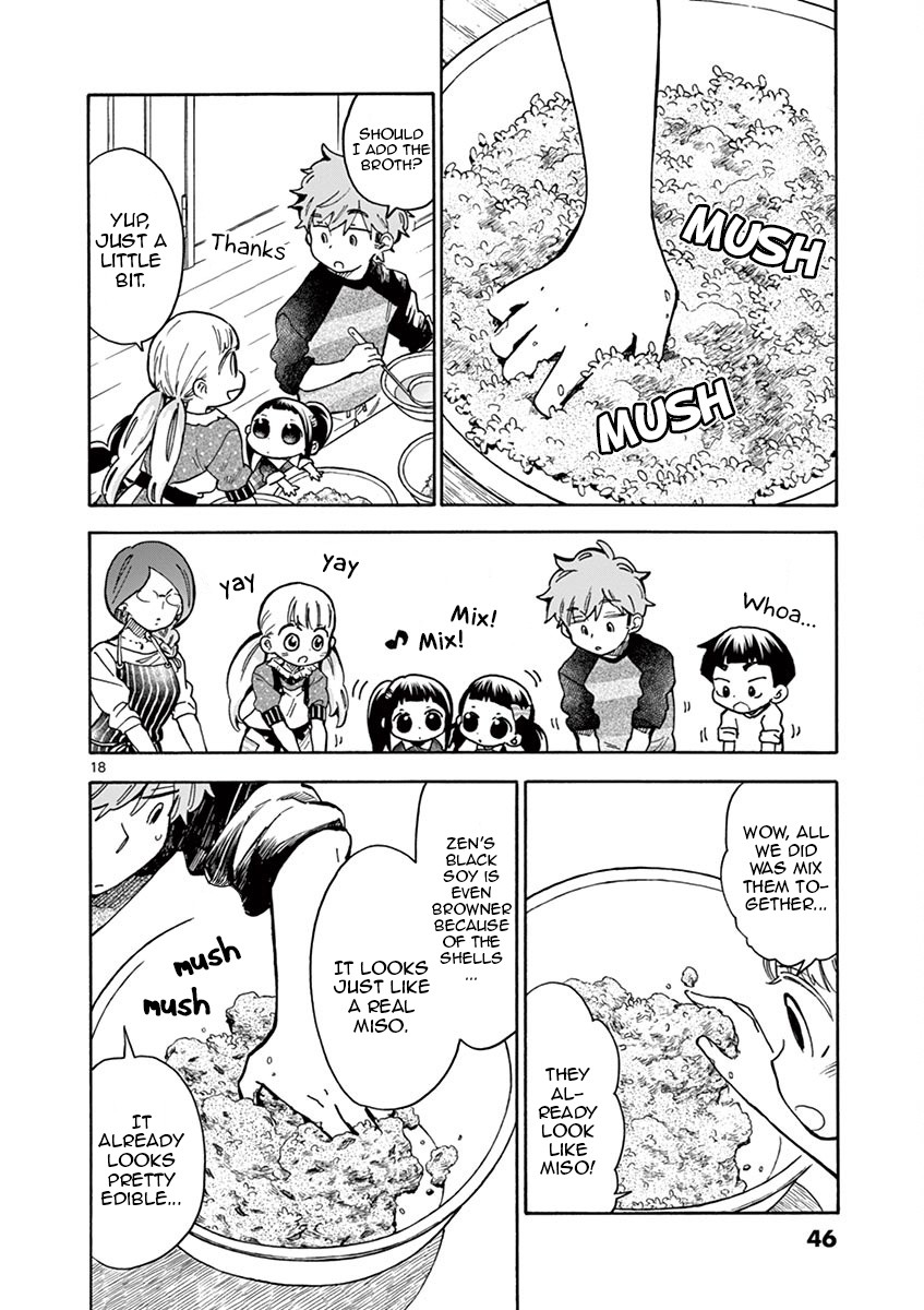 Misoshiru de Kanpai! Chapter 37 page 18 - Chapter 37: Let's All Make Homemade Miso!